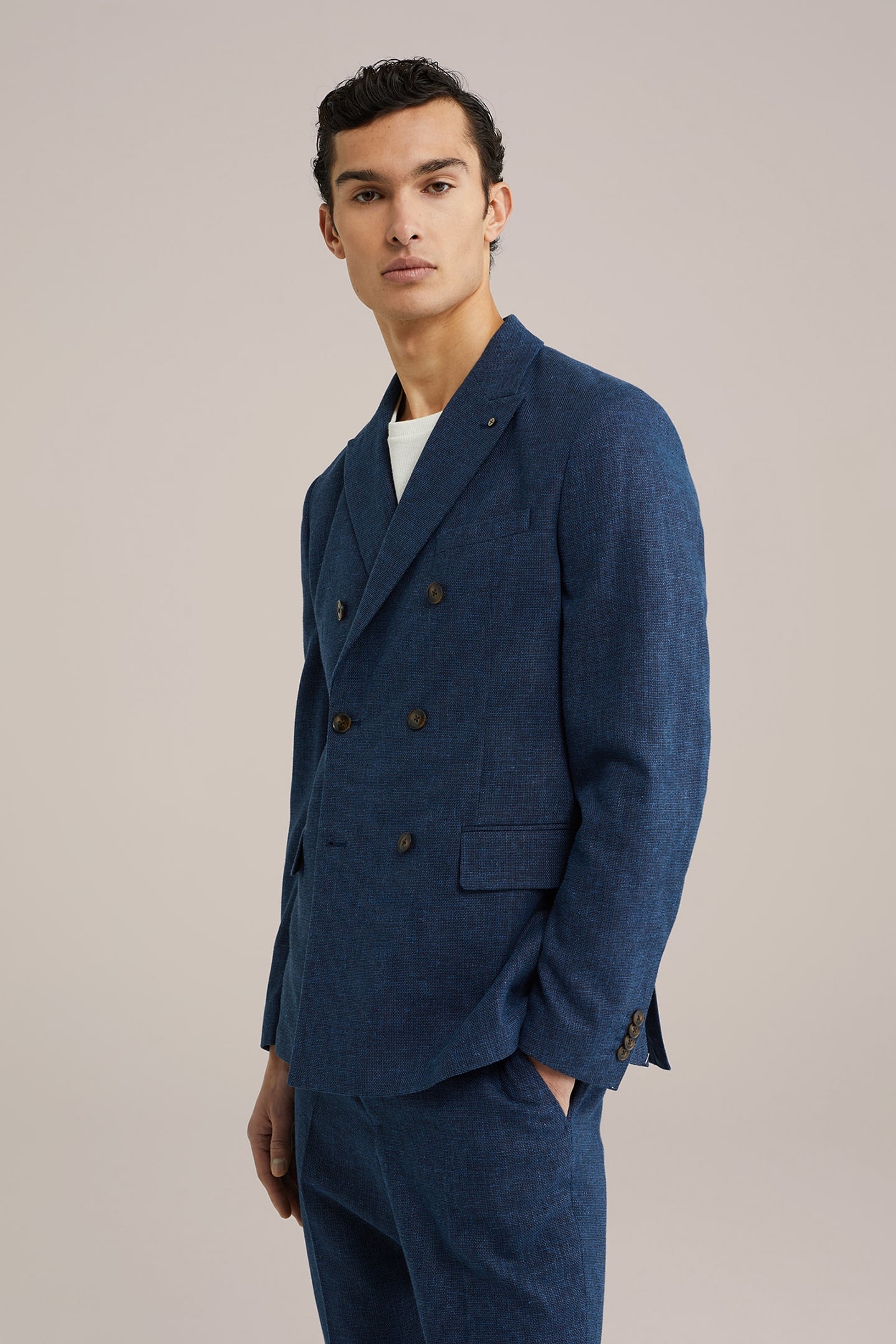 BLAZER DOUBLE BREASTED DARK BLUE 1