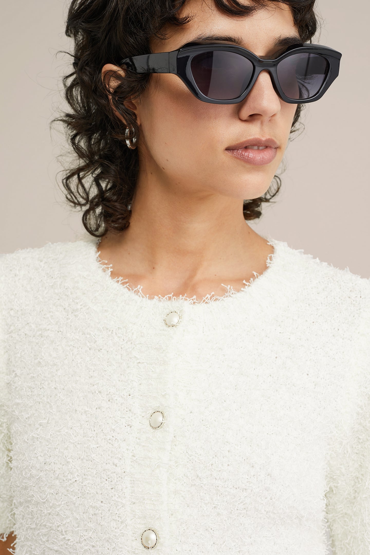 KNITTED CARDIGAN OFF-WHITE 5