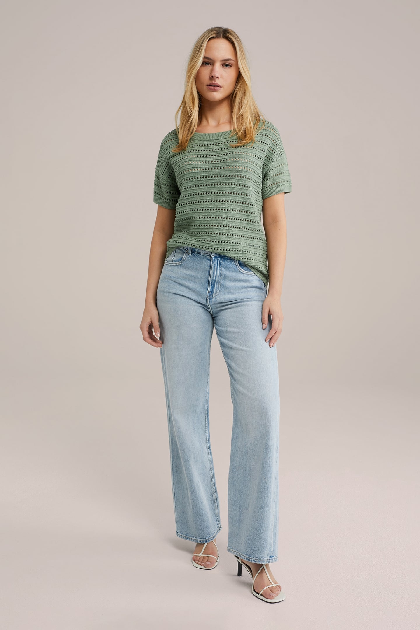 KNITTED PULLOVER LIGHT GREEN 3