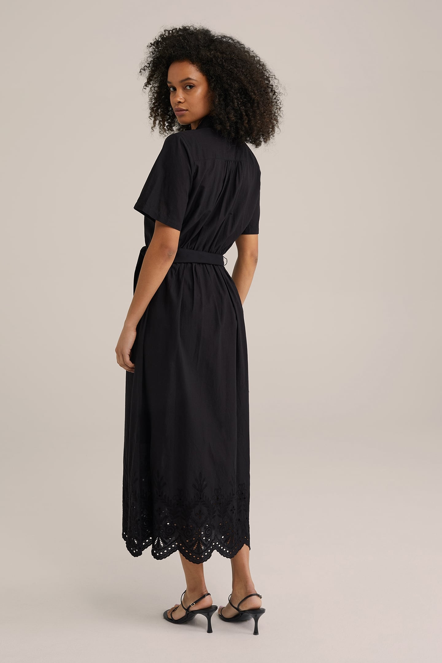 DRESS MID LENGTH BLACK 2