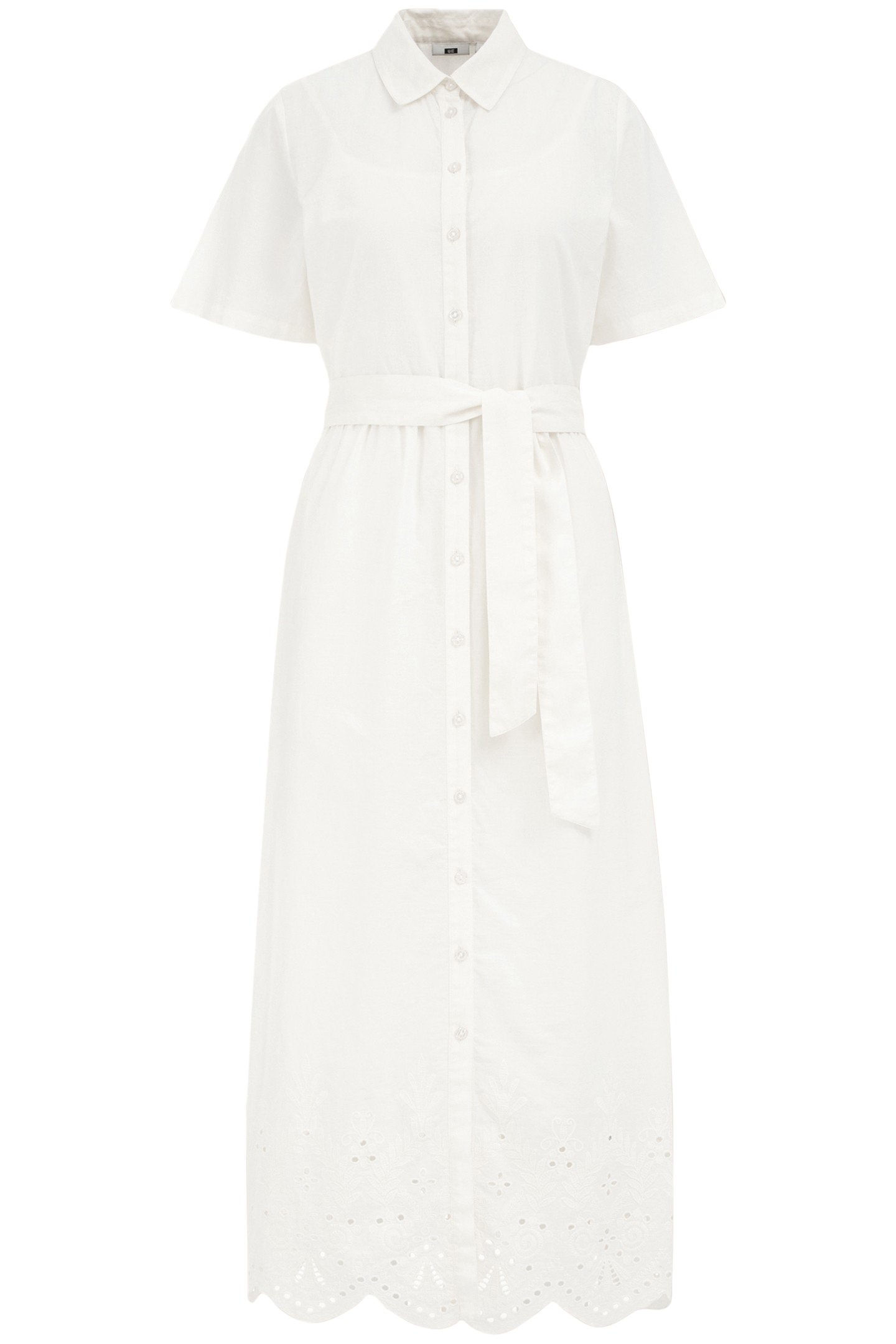 DRESS MID LENGTH WHITE 3
