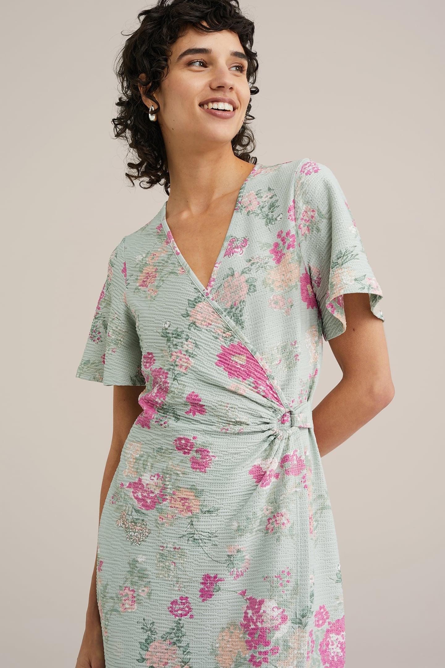 DRESS MID LENGTH MINT GREEN 5