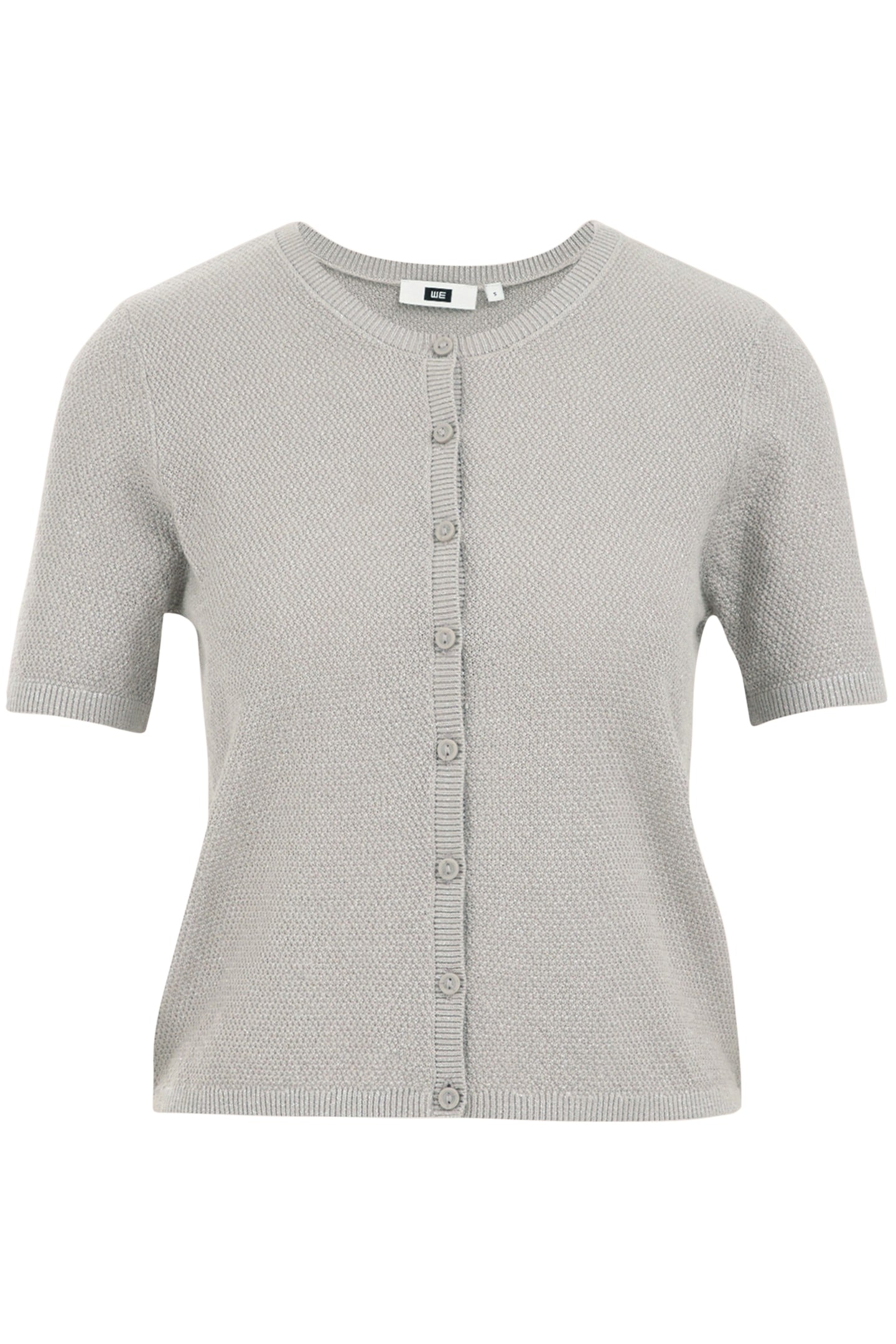 KNITTED CARDIGAN LIGHT GREY 4