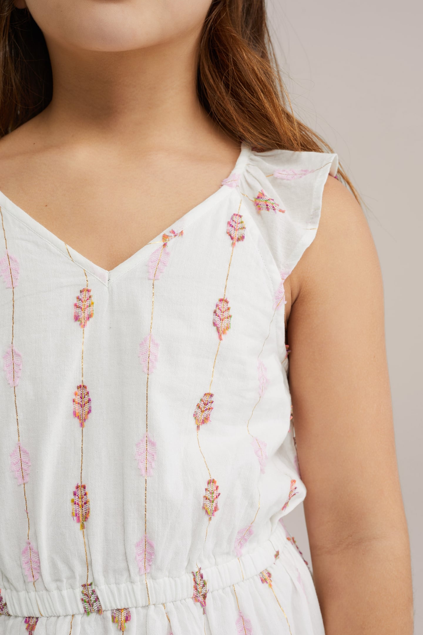 DRESS MID LENGTH WHITE 6