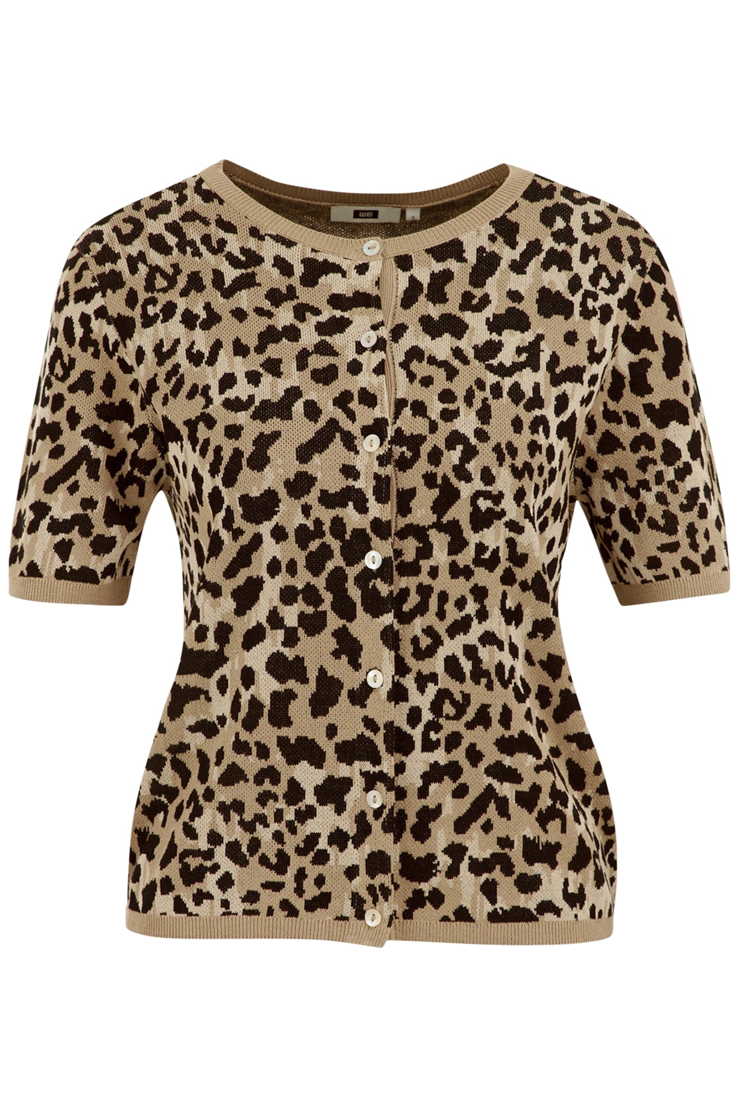 KNITTED CARDIGAN LIGHT BROWN 4