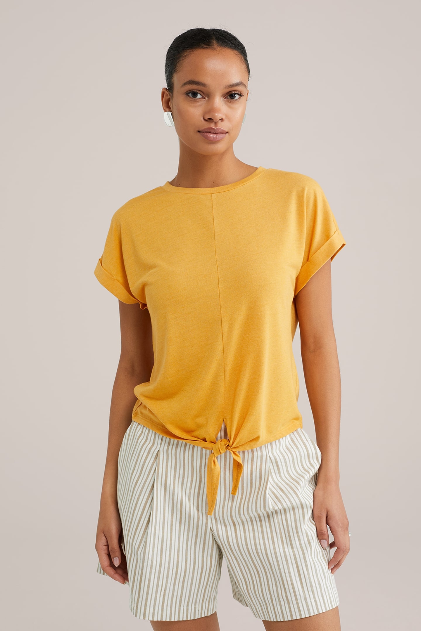 T-SHIRT MUSTARD YELLOW 1