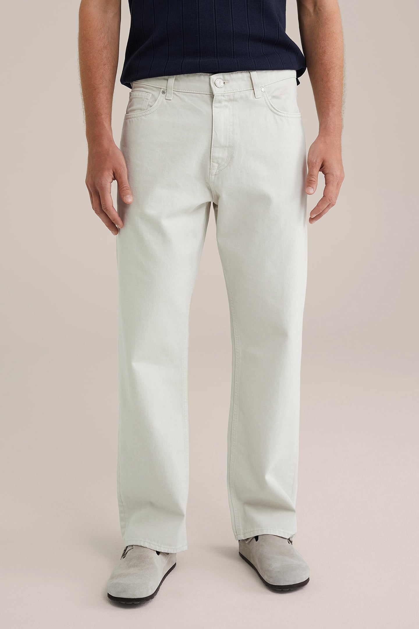5-POCKET MID WAIST OFF-WHITE 1