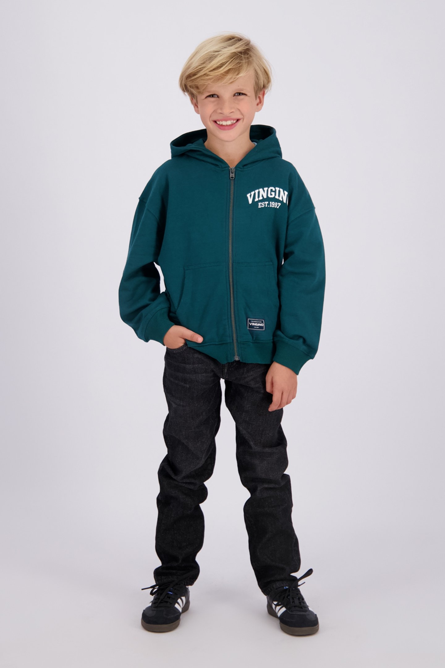 BOYS PIERRE JEANS BLACK DENIM 1