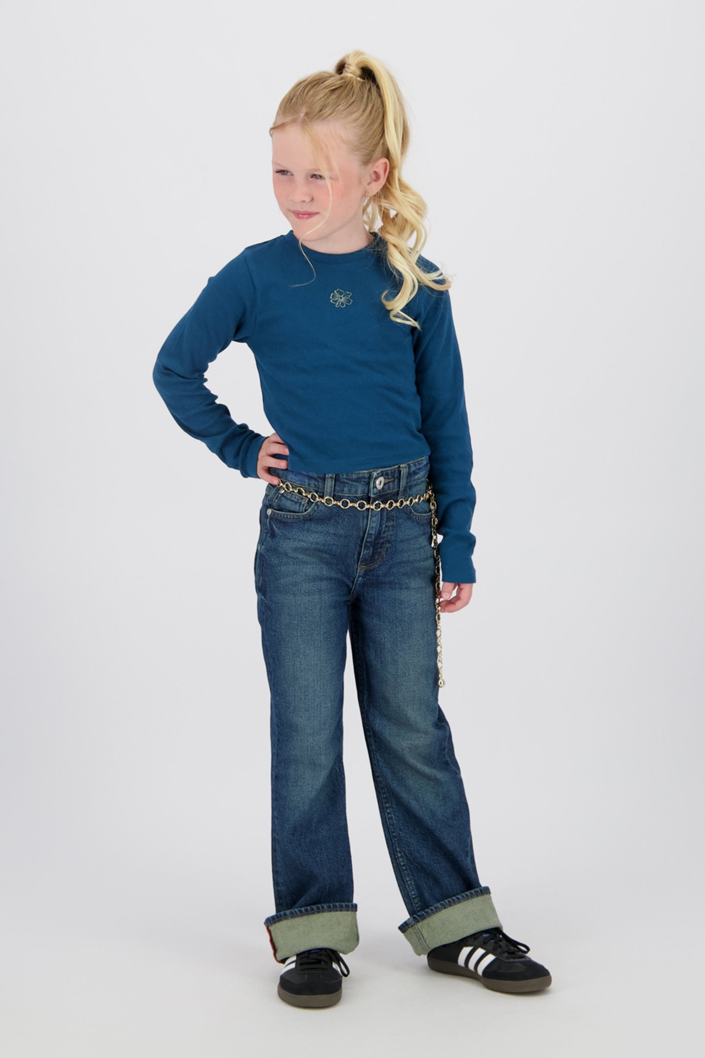 GIRLS CECILE JEANS CRUZIALE BLUE 1