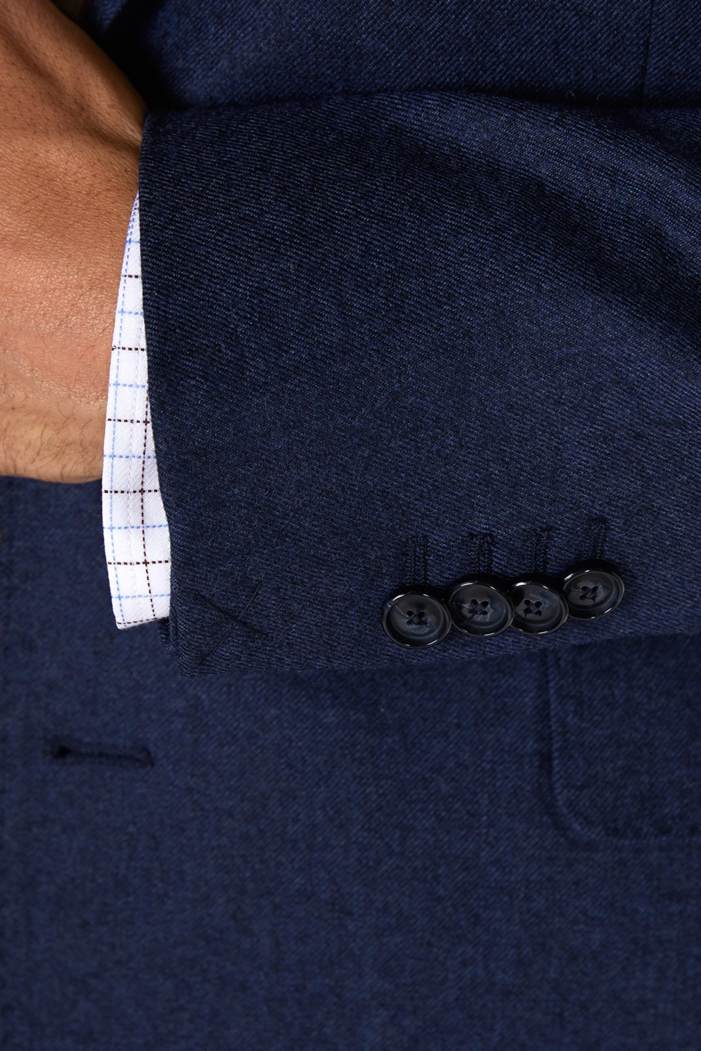 2 BTN FLAP PKT BLAZER BLUE 5