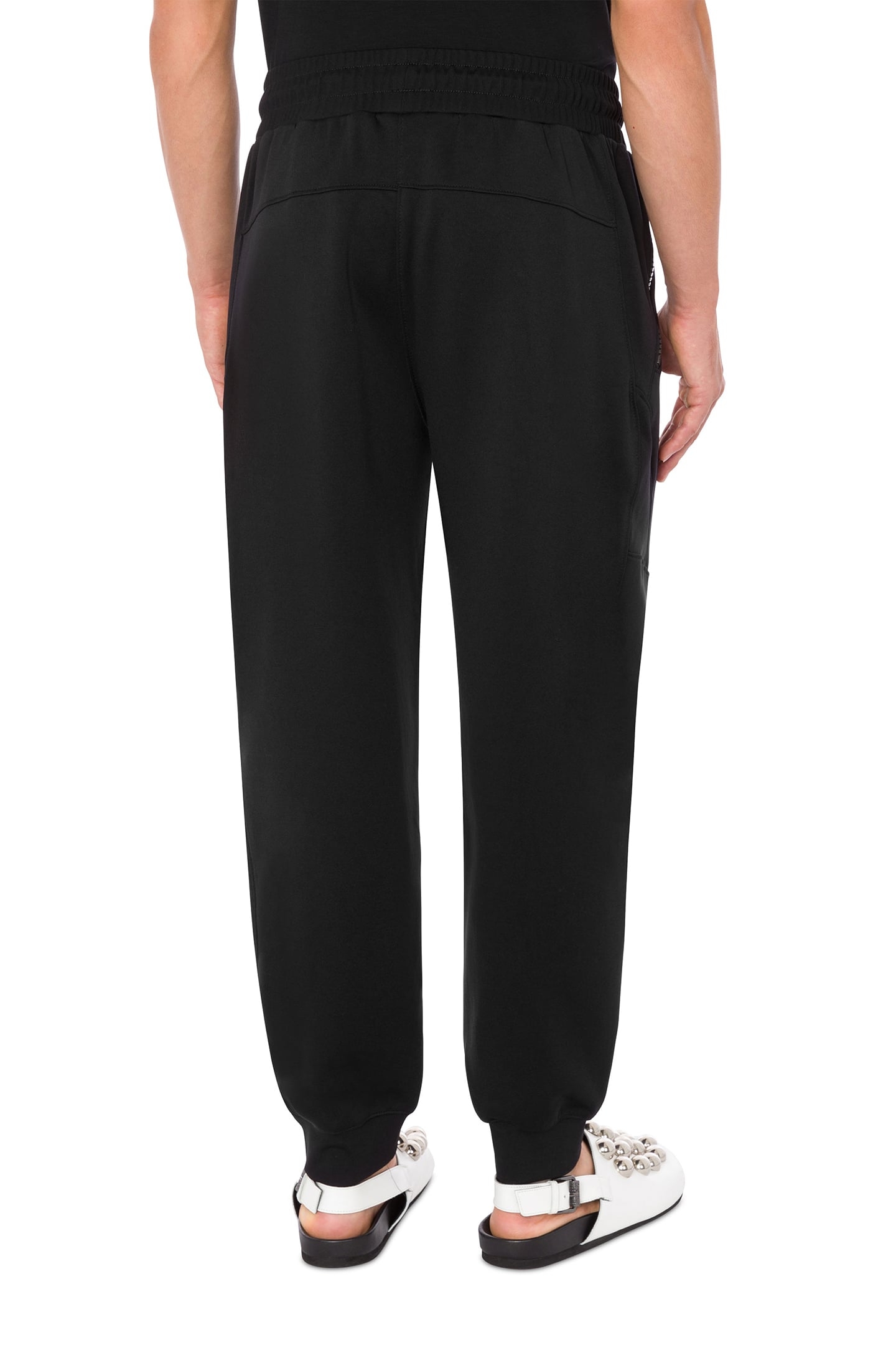 LOCKER TAG LABEL TECHNICAL FLEECE TROUSERS BLACK 2