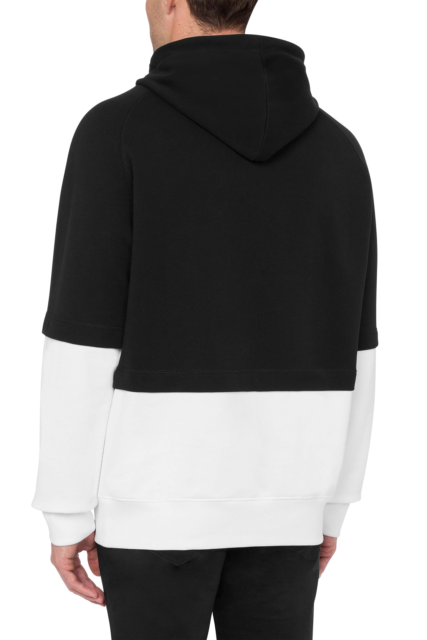 UPSIDE DOWN LOGO HOODIE WHITE 2