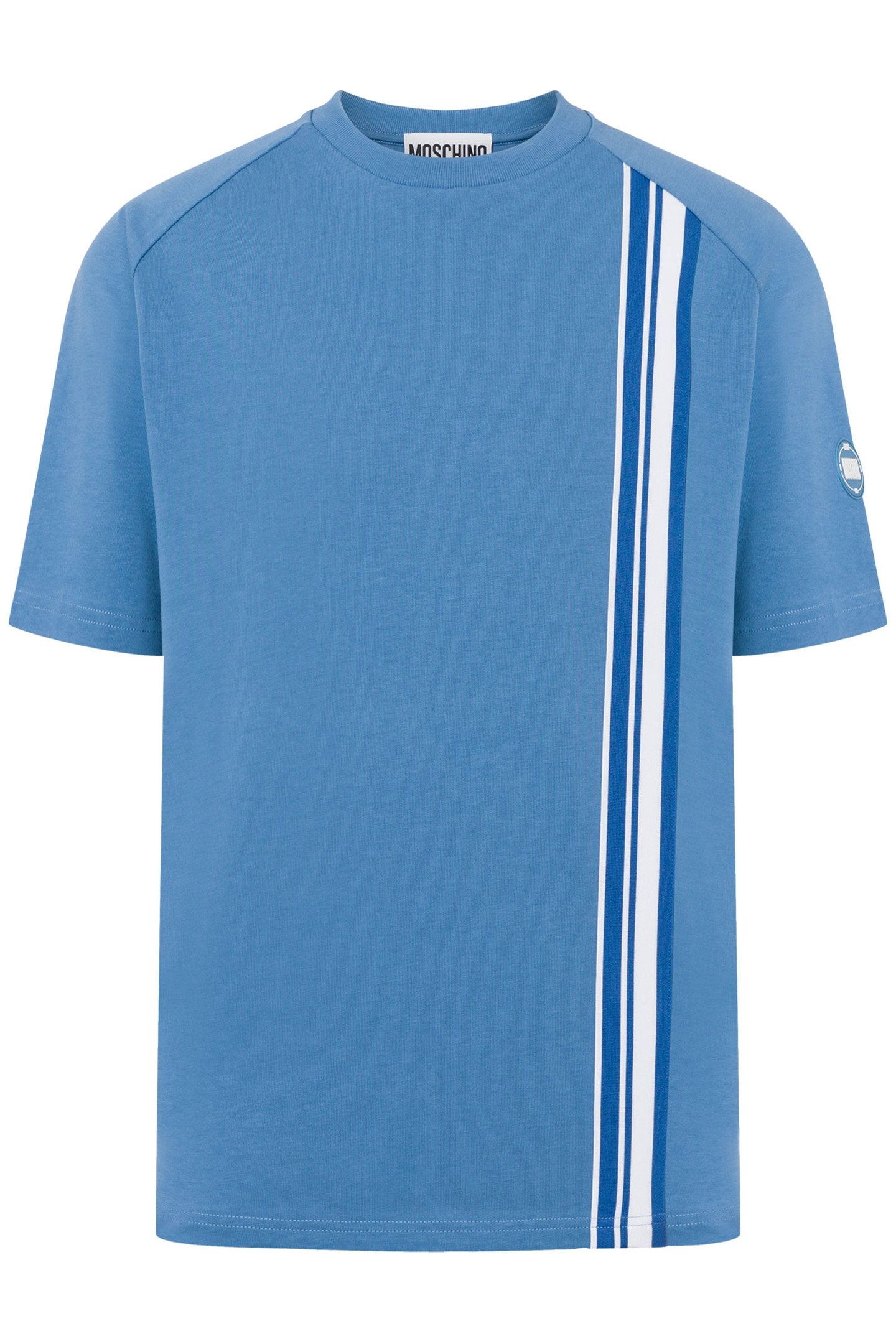 T-SHIRT OVAL PATCH BLUE 3