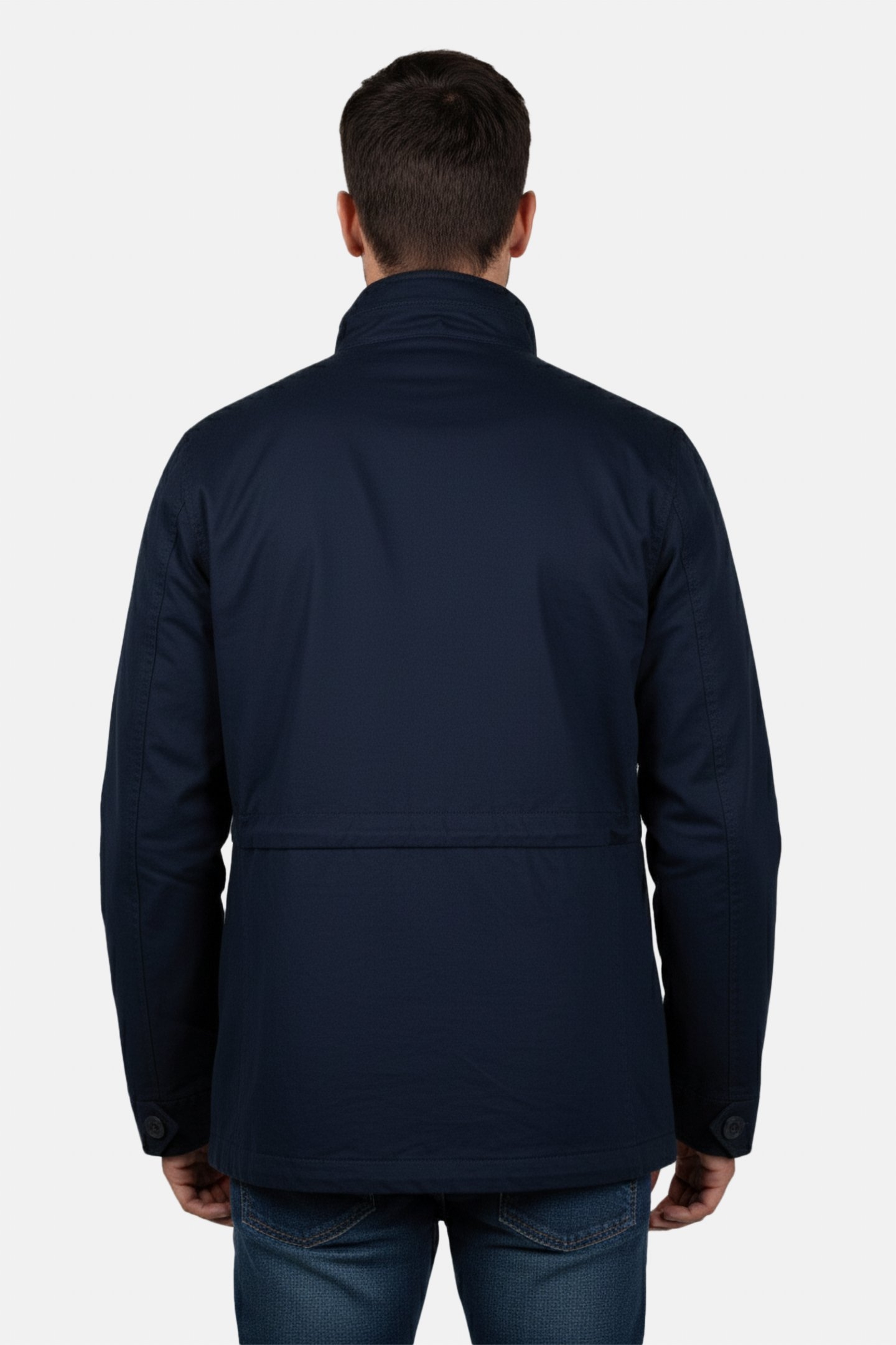WASHED HOODED FIELD JACKET MIDNIGHT 2