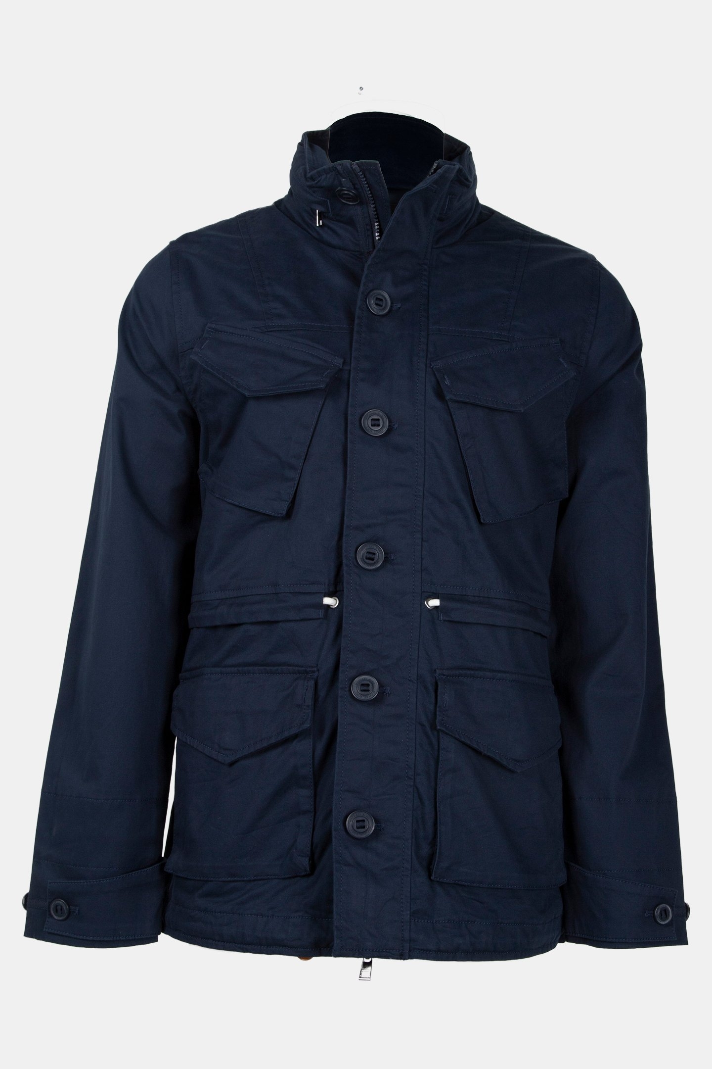 WASHED HOODED FIELD JACKET MIDNIGHT 3