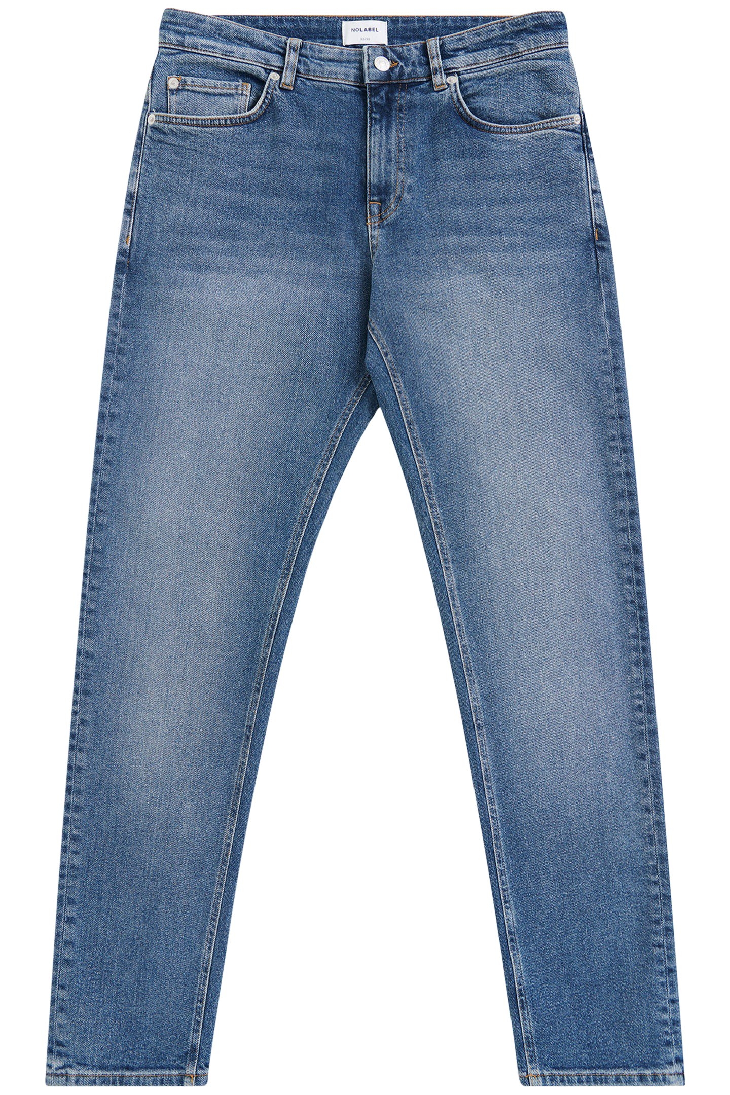 YAMANE DENIM COTTON-STRETCH MID BLUE 3