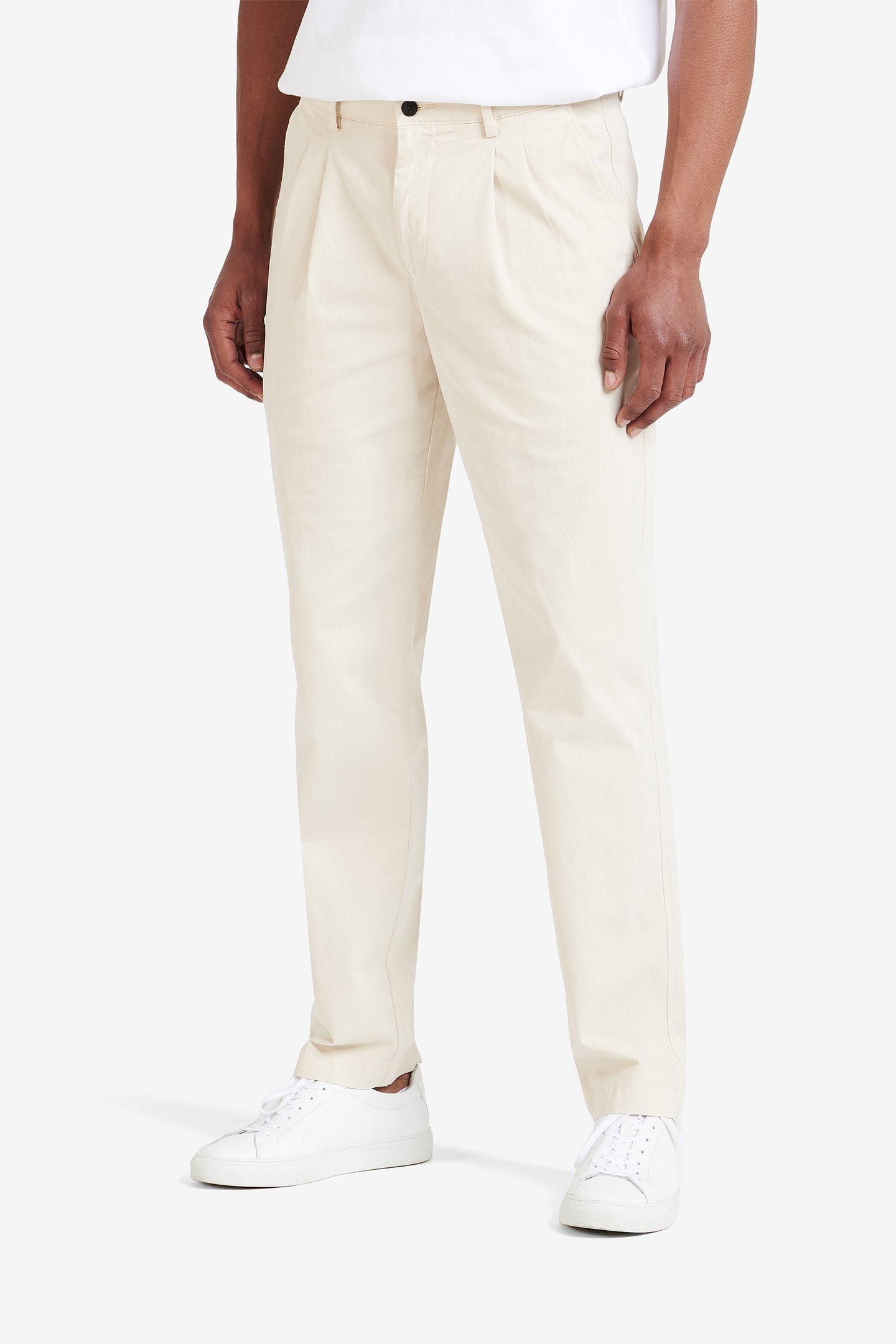 ALFORD COTTON-STRETCH BEIGE 1