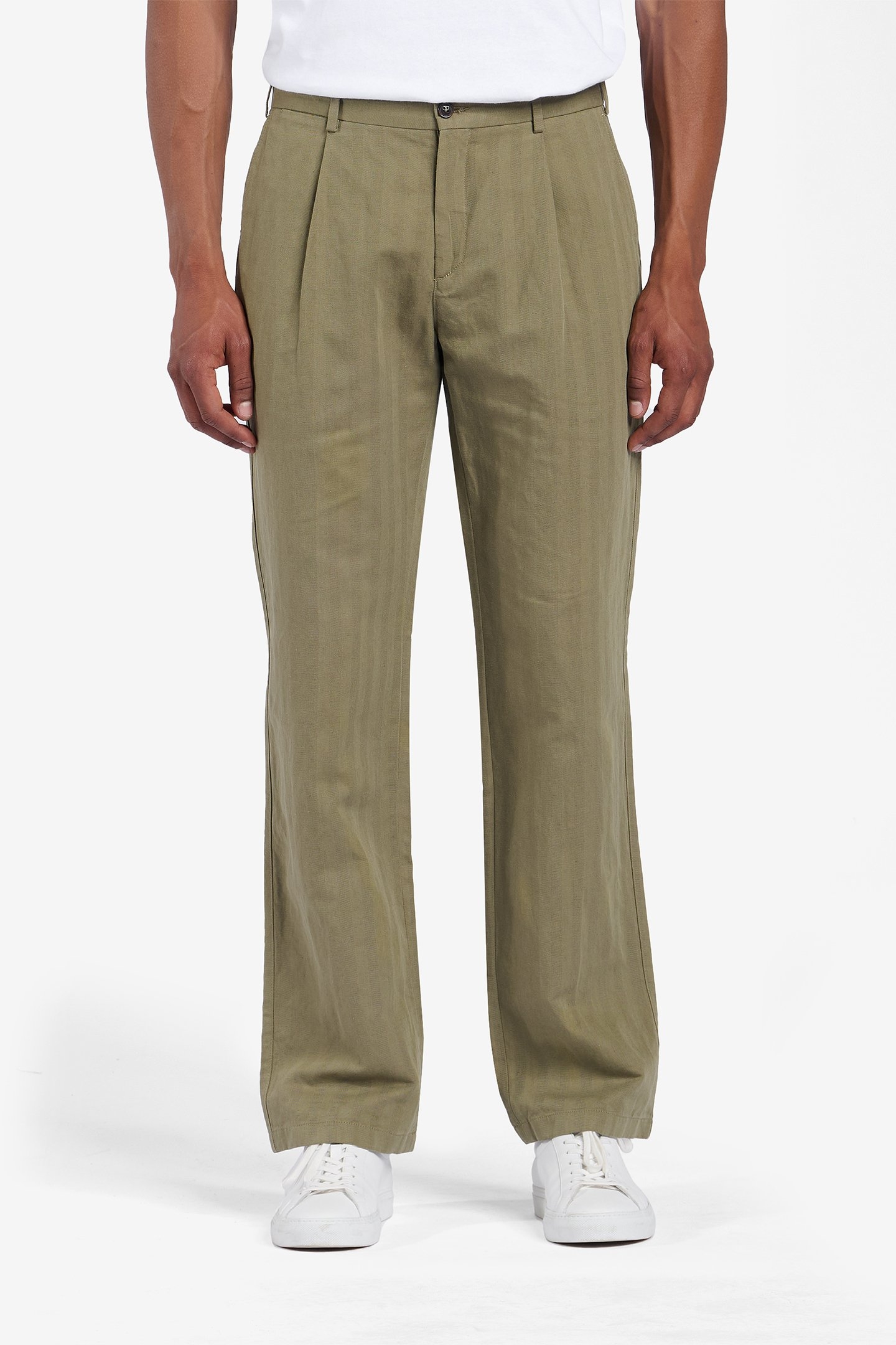 MAYFAIR COTTON-LINEN OLIVE 1