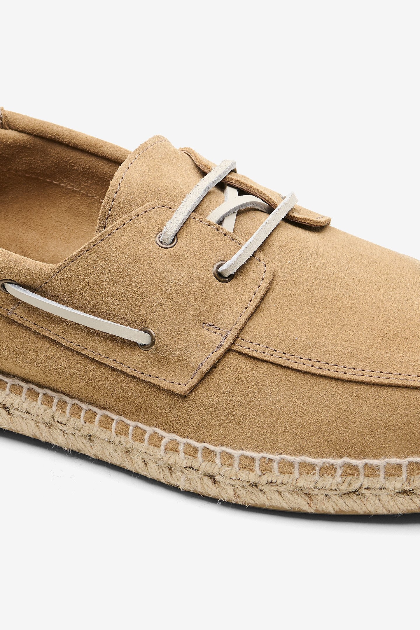 NO LABEL X ABARCA SUEDE BOAT SHOE CAMEL 3