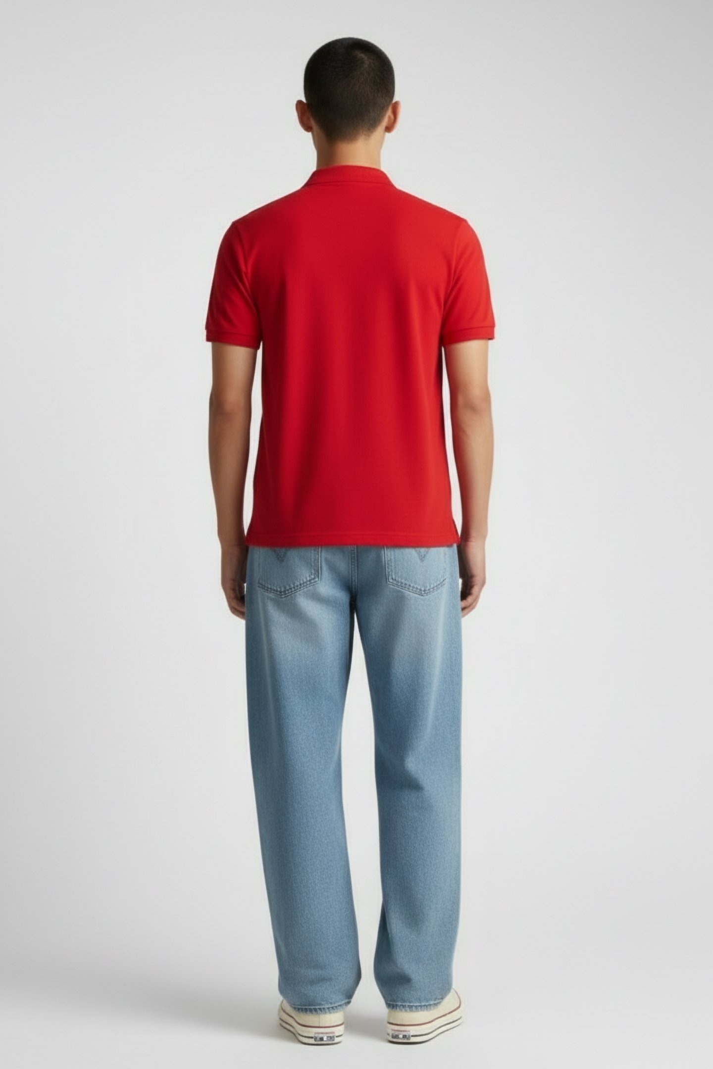 TL TECH S/S POLO RED 2