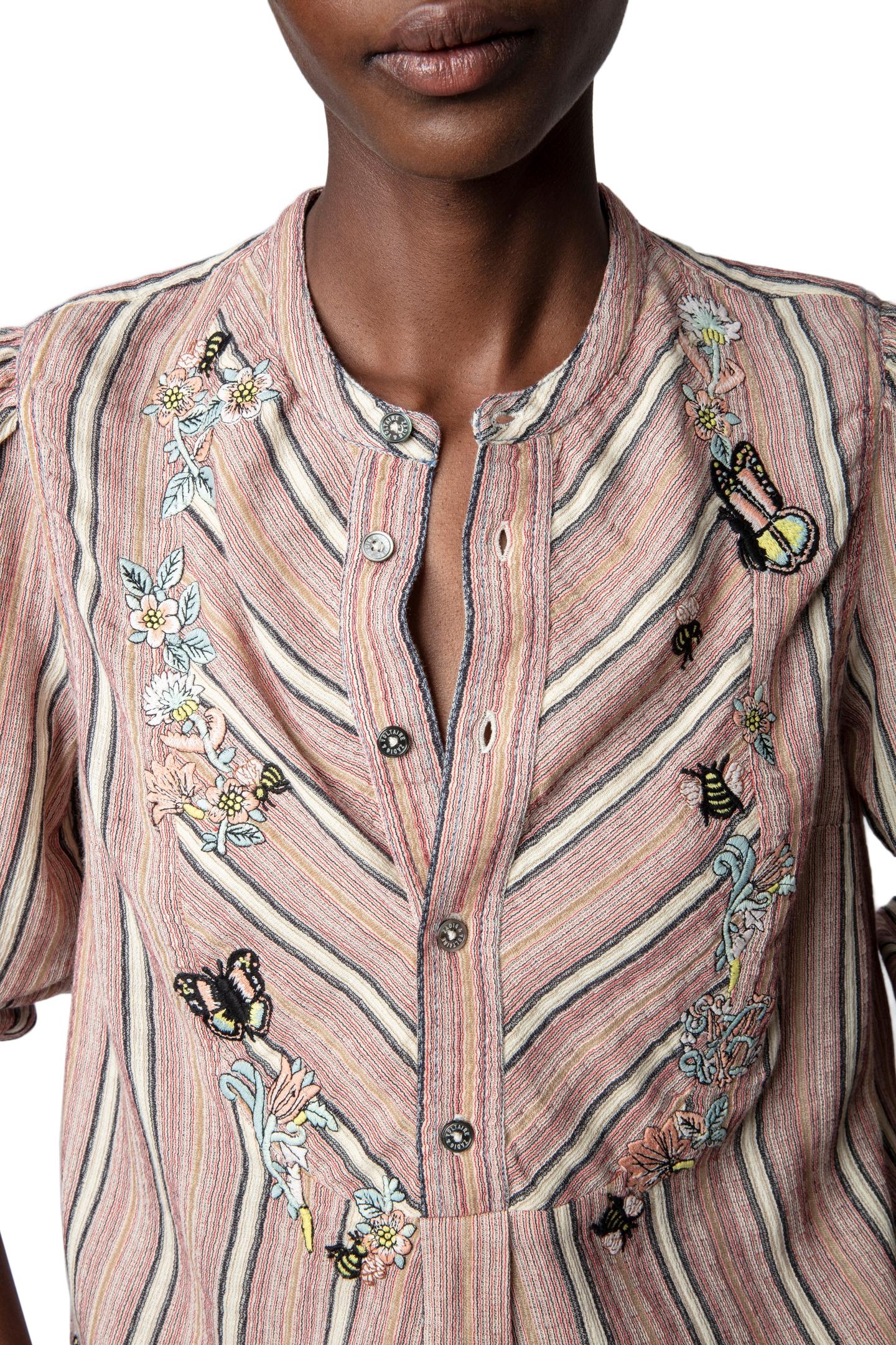 TEDA RAYE STRIPED BLOUSE JAPON 7