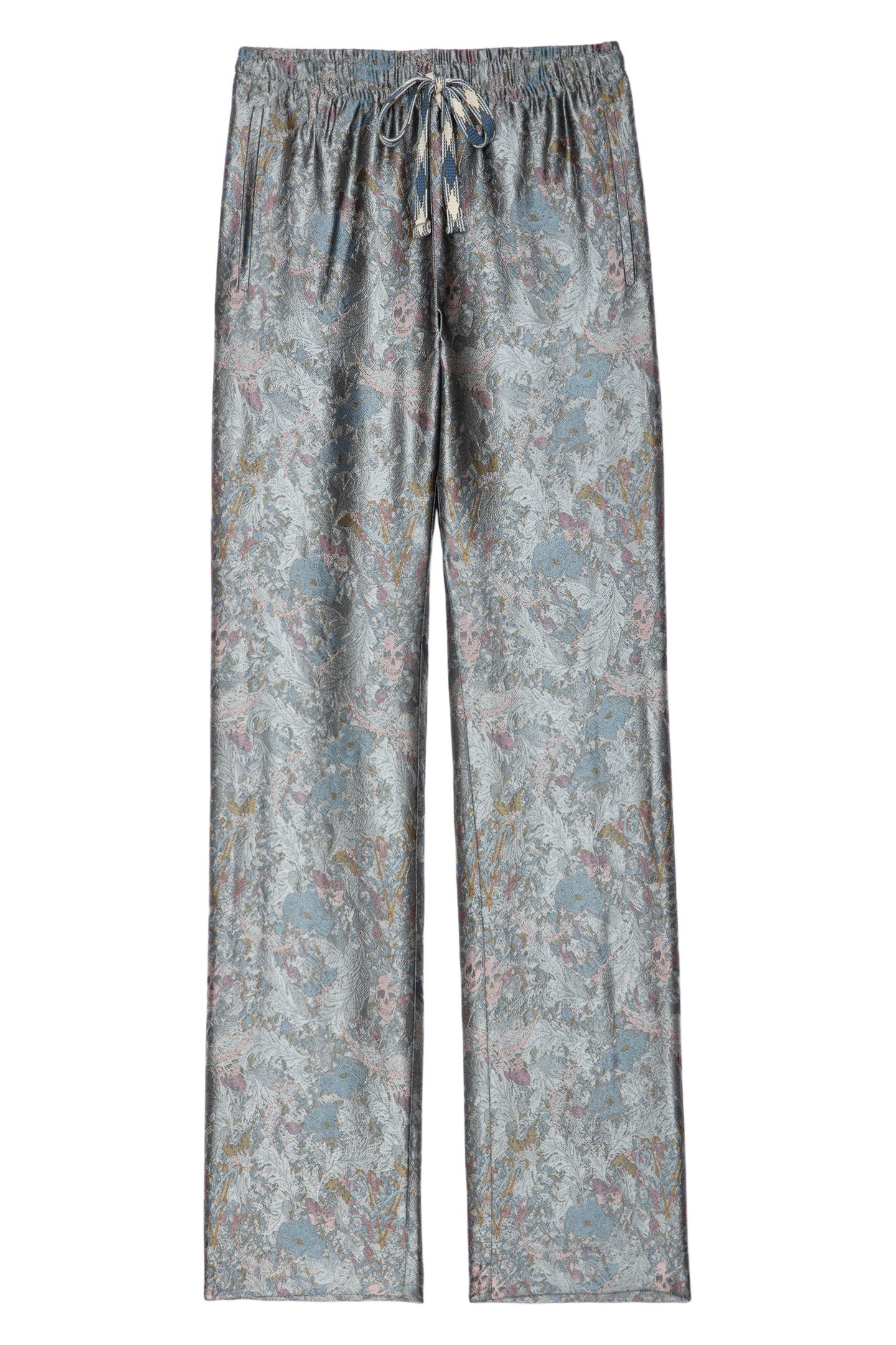 POMY JACQUARD BRITISH FLOWERS PANTS KAKI 4