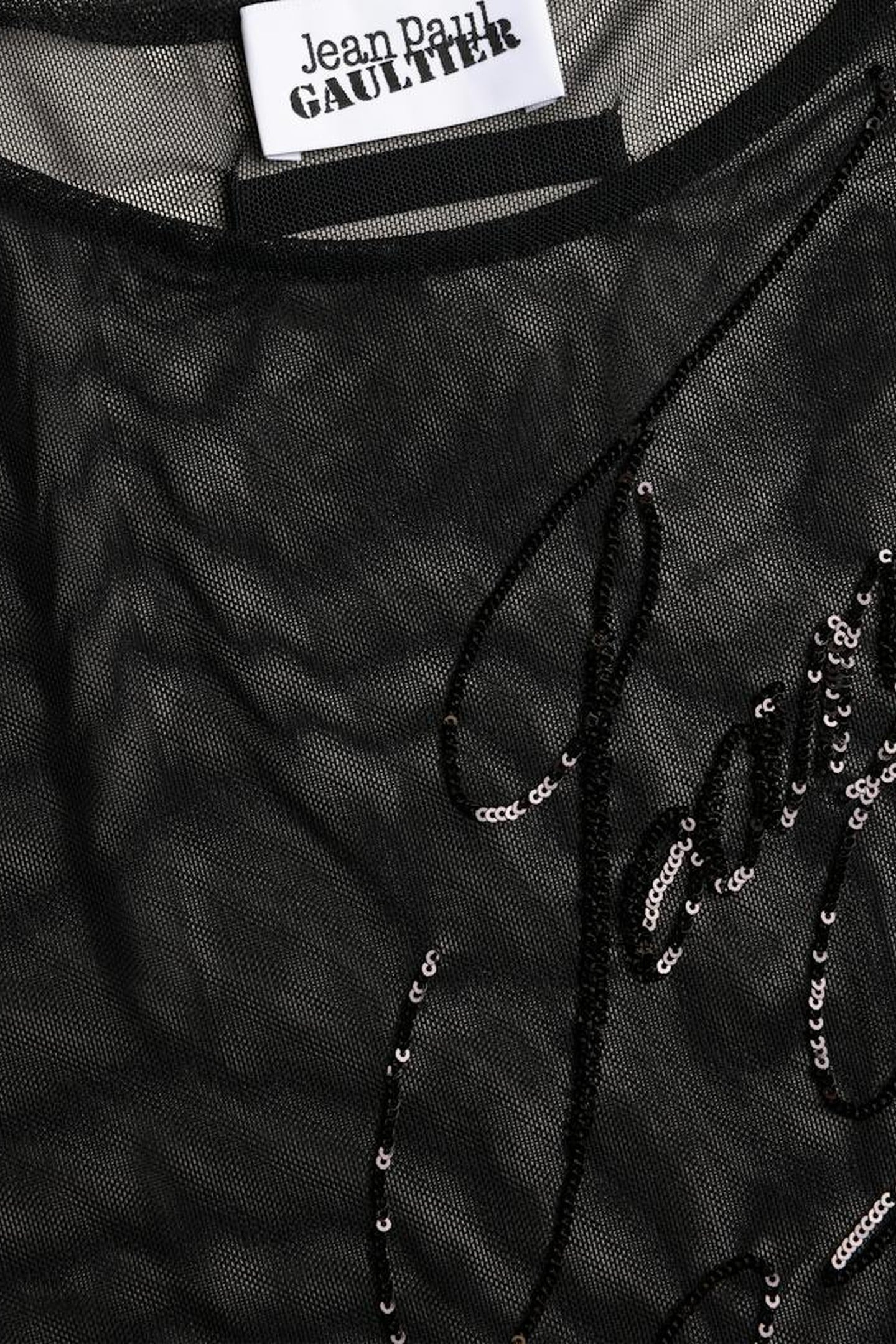 JEAN PAUL GAULTIER – SEQUIN TOP BLACK 3