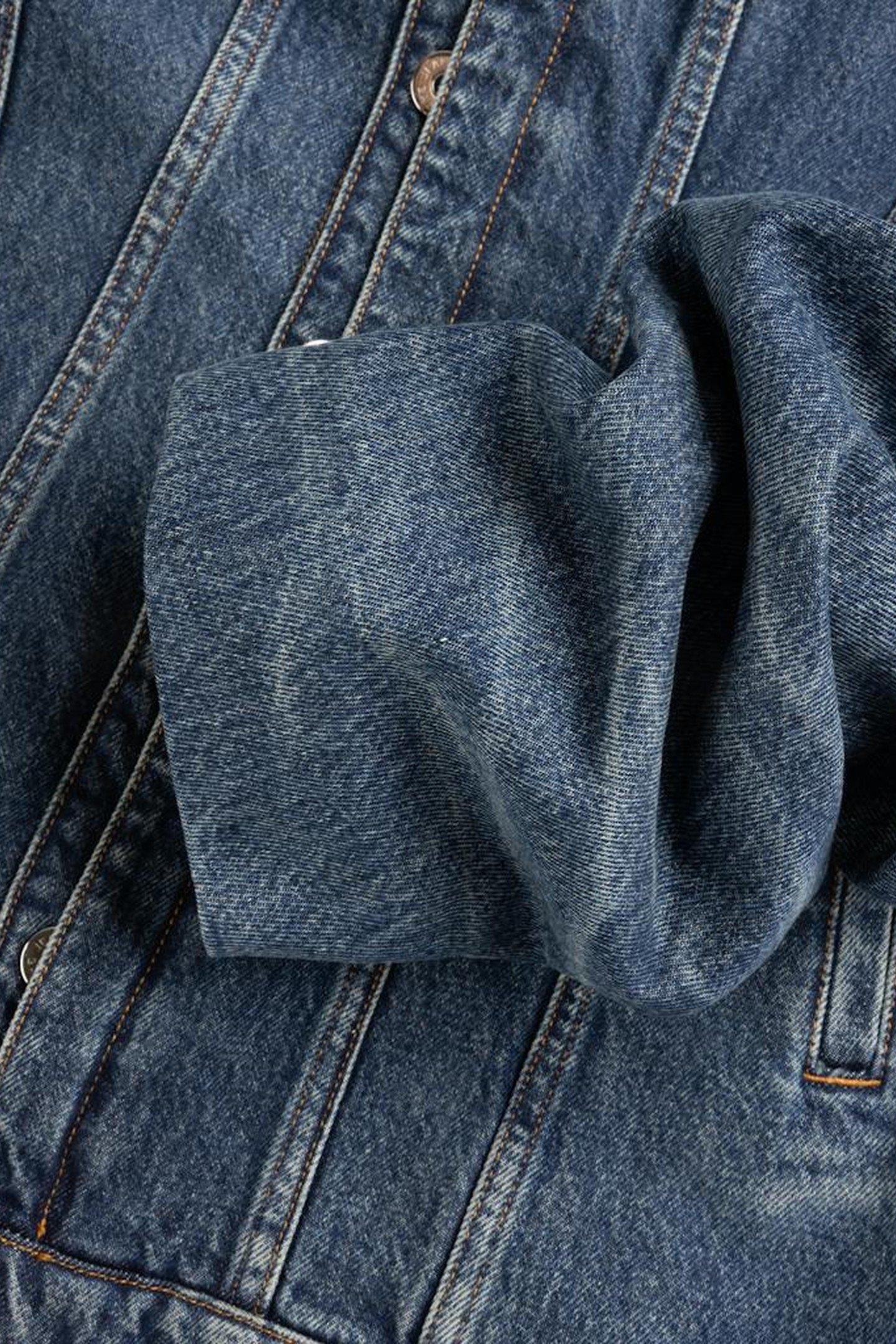 JEAN PAUL GAULTIER – DENIM JACKET WITH OVERSIZED SLEEVES 4