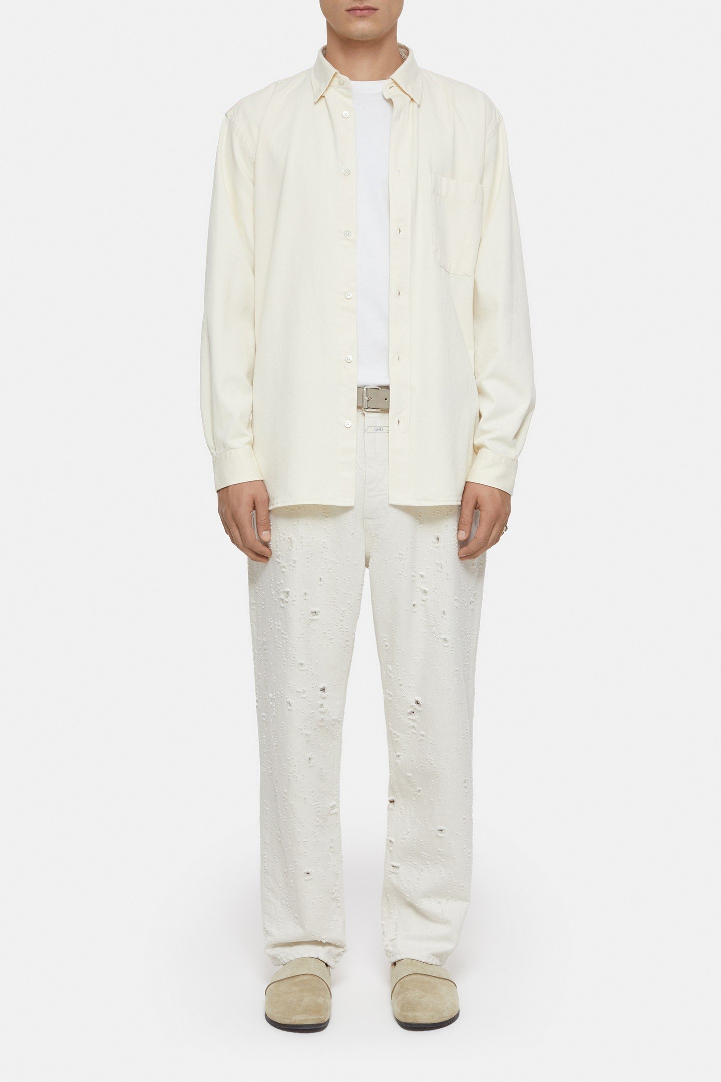 FORMAL ARMY SHIRT & BLOUSES ECRU 2