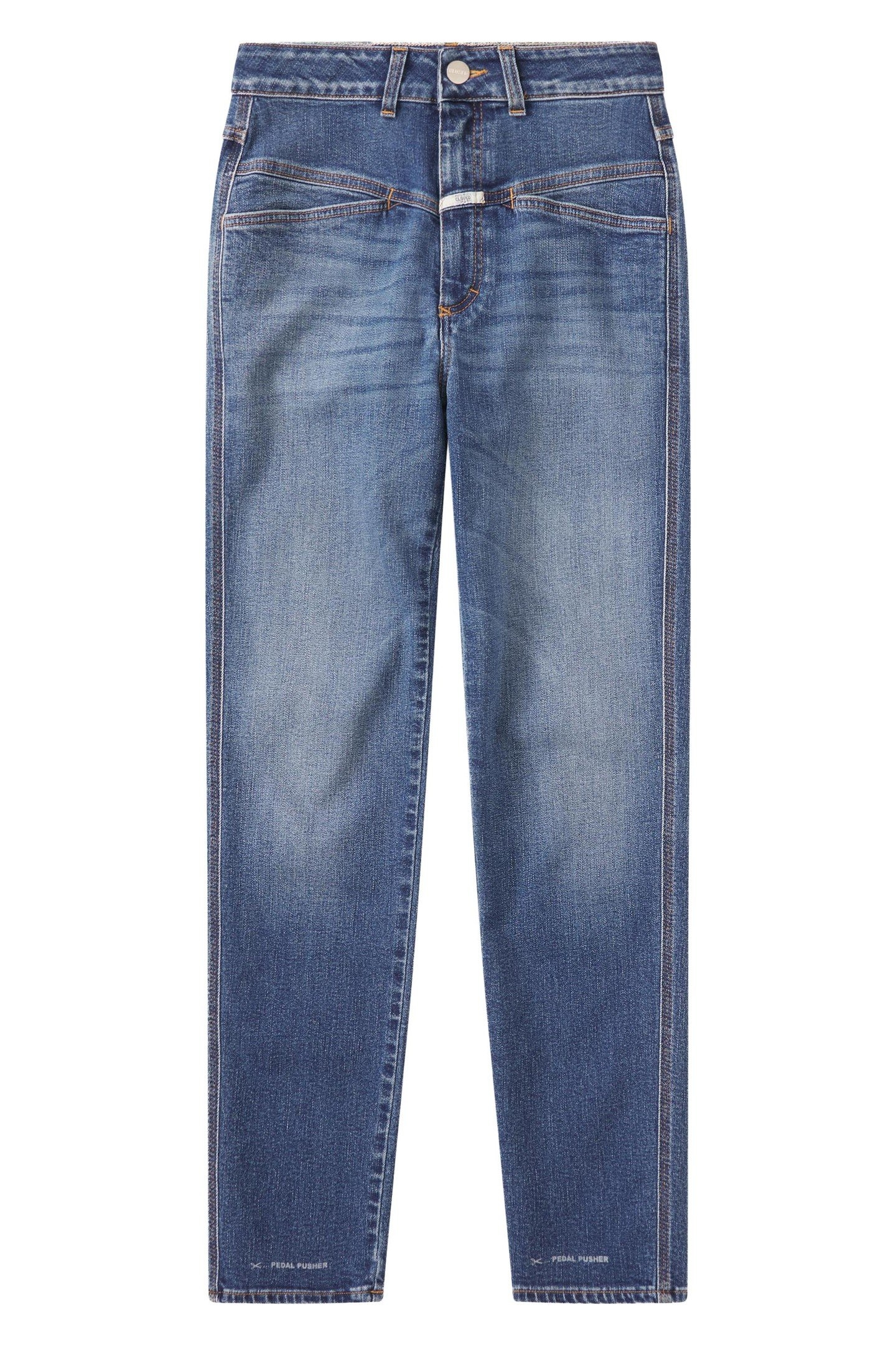 PEDAL PUSHER JEANS MID BLUE 7