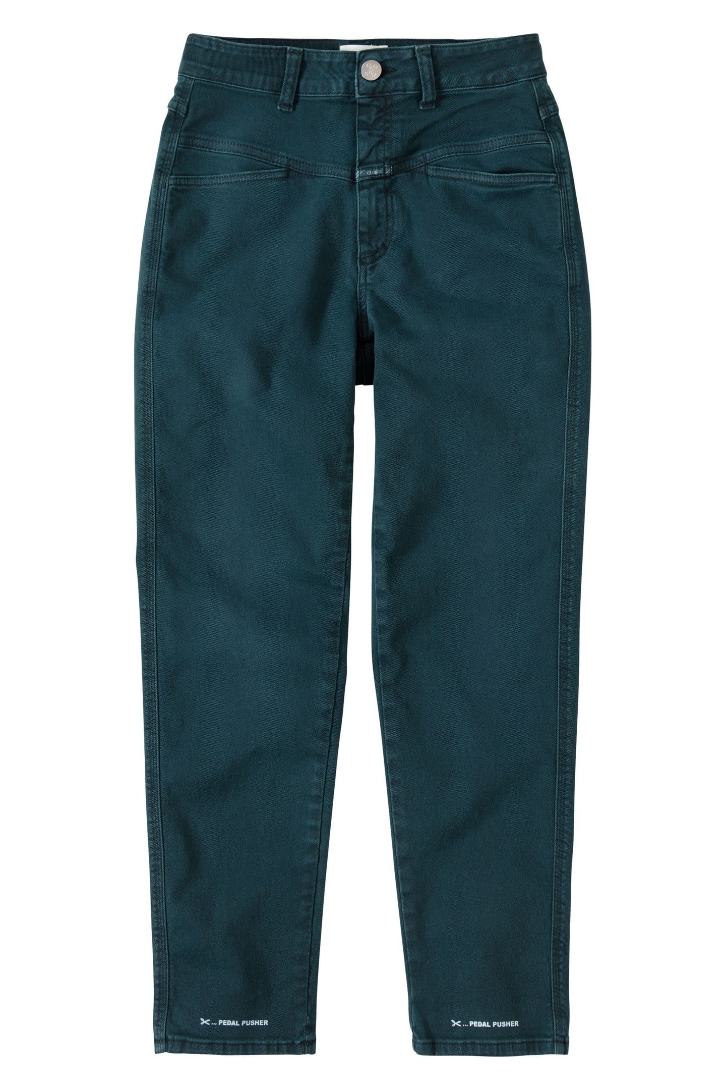 PEDAL PUSHER JEANS FERN GREEN 7