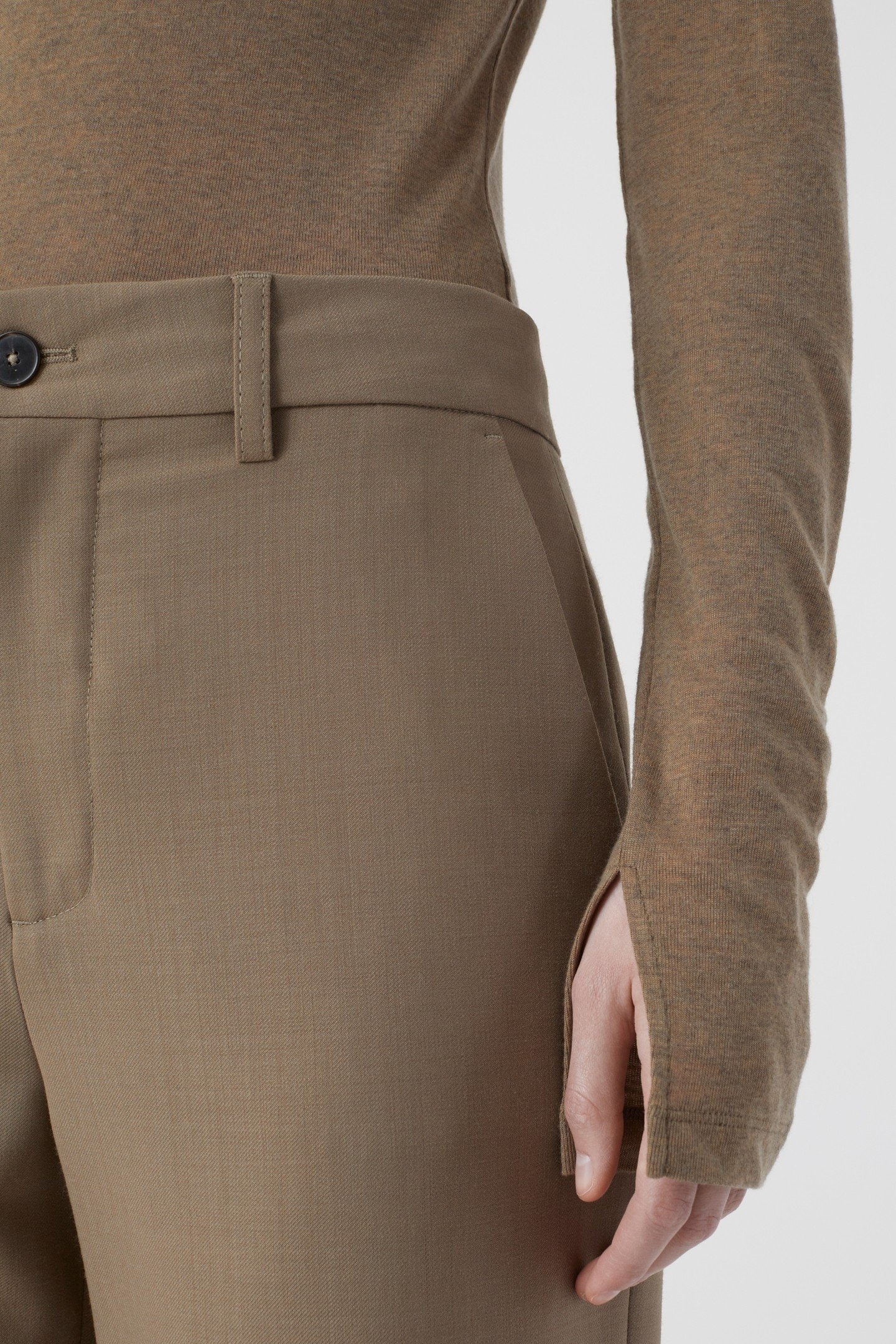 CREW NECK LONGSLEEVE T-SHIRTS OLD PINE 5