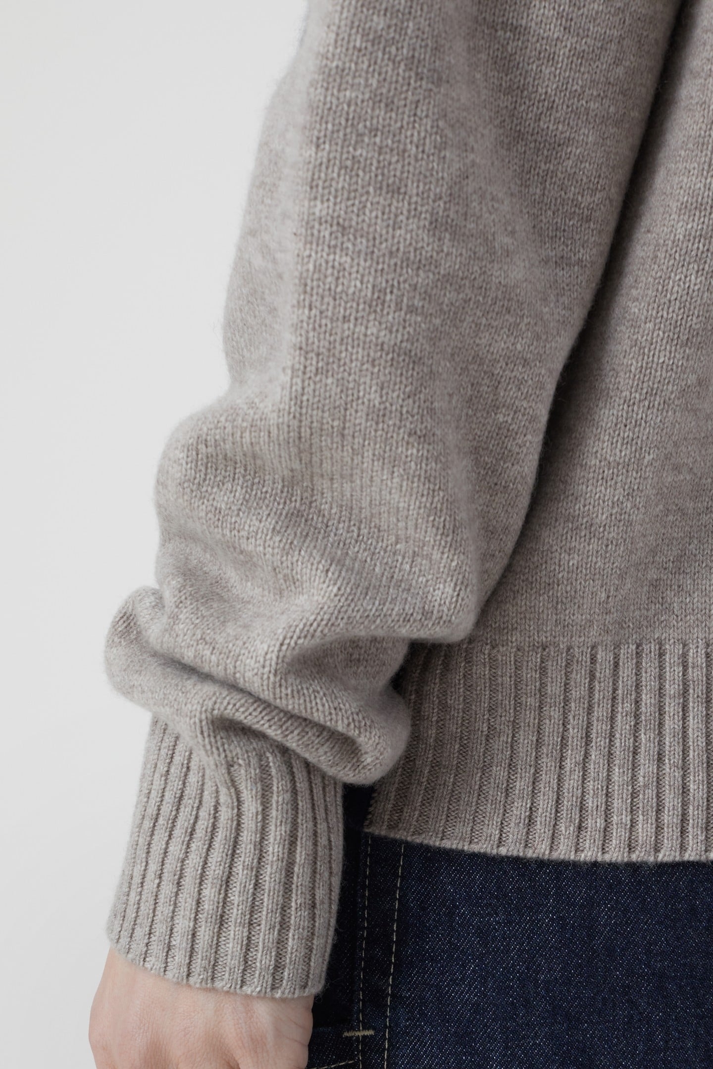 ROLL NECK LONG SLEEVE KNITS SPACE BLUE 8