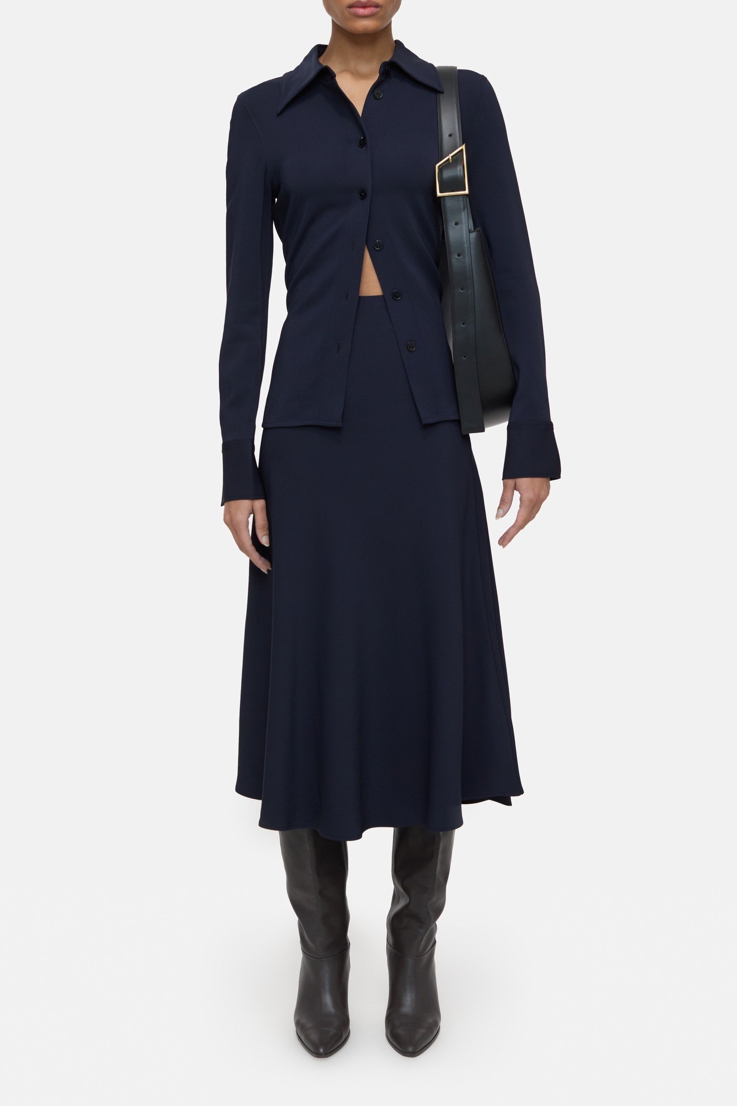 A SHAPE SKIRT DARK NIGHT 1