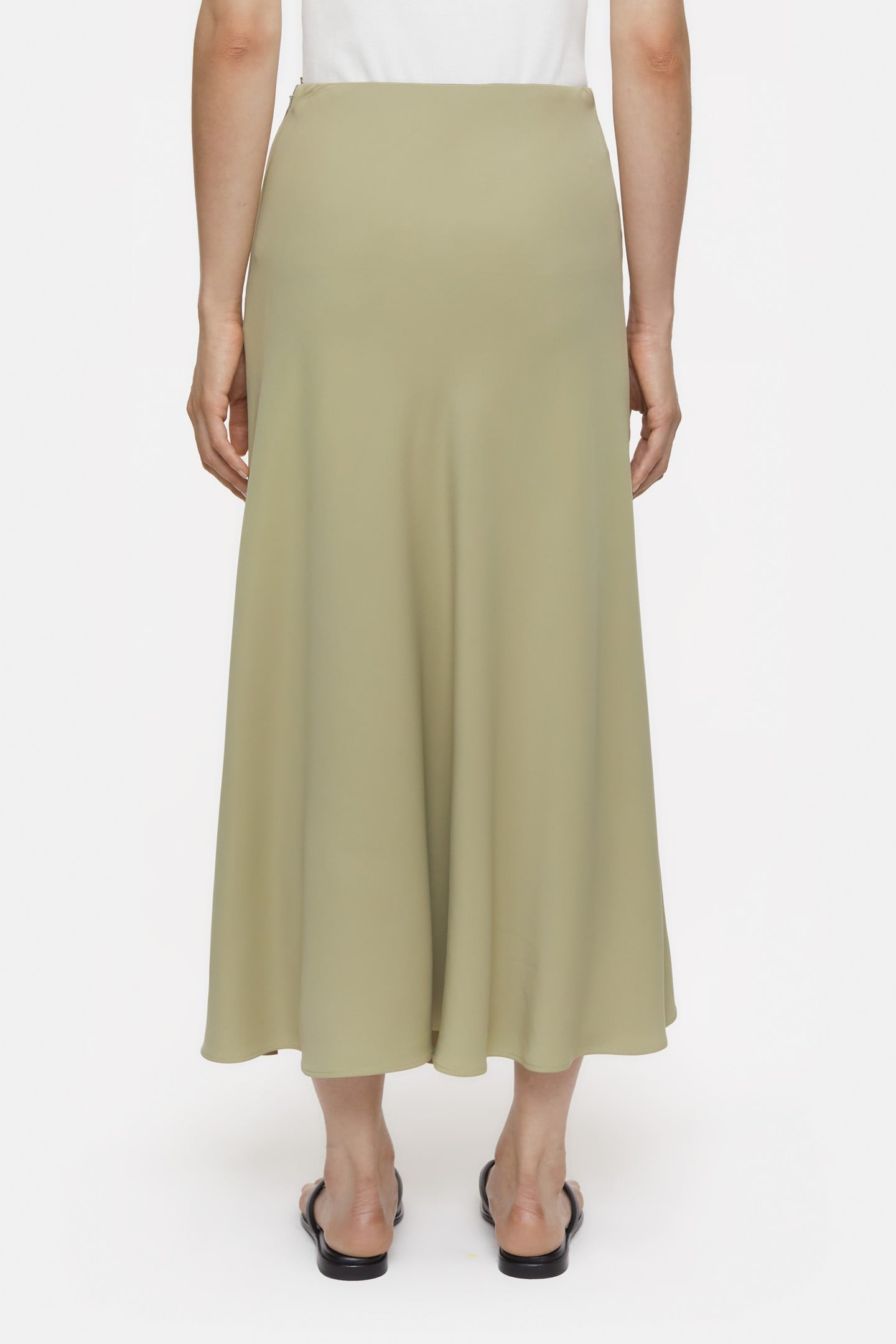 A SHAPE SKIRT SAGE TEA 3