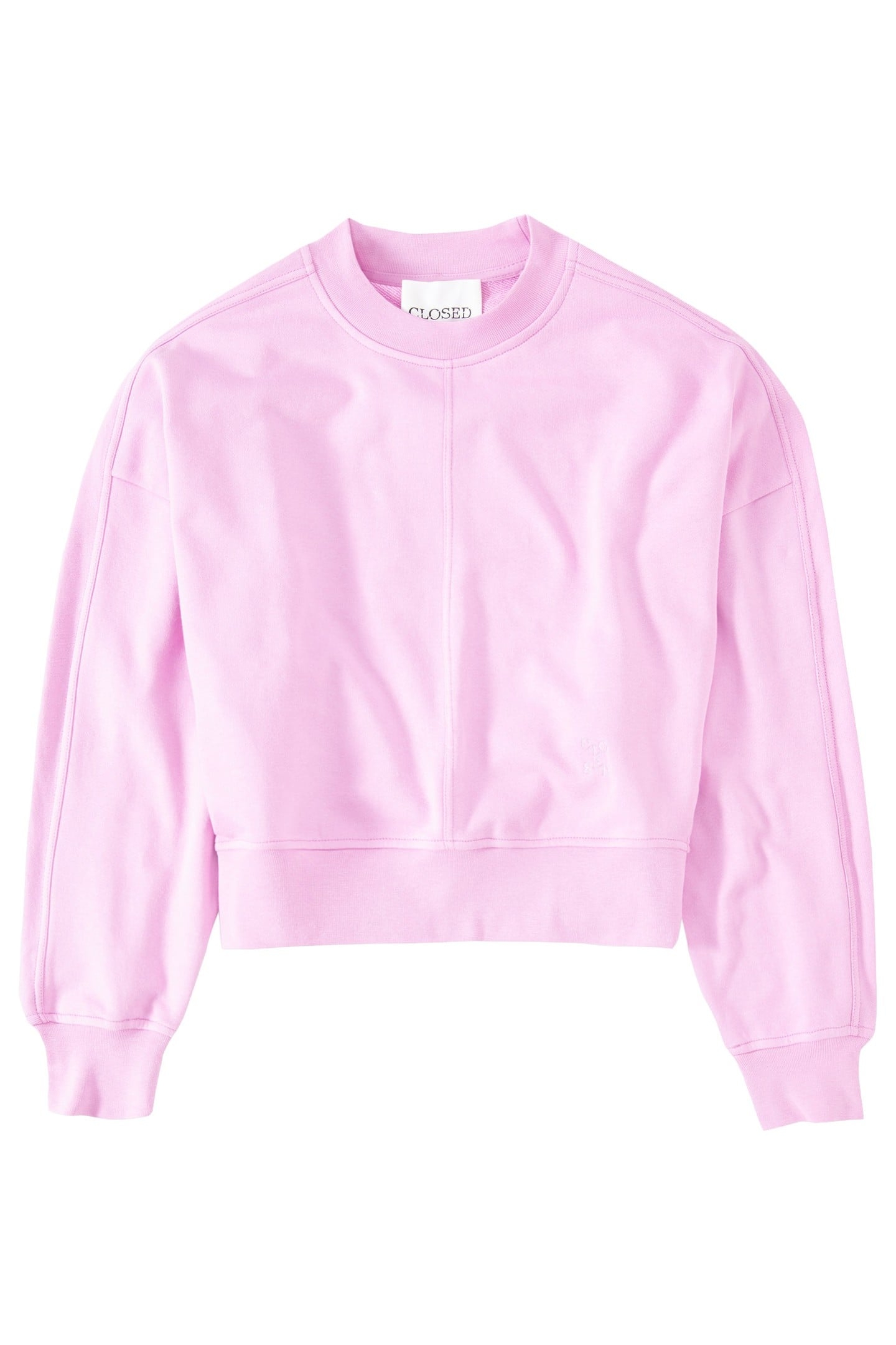 CROPPED CREW NECK T-SHIRTS PINK POENY 4