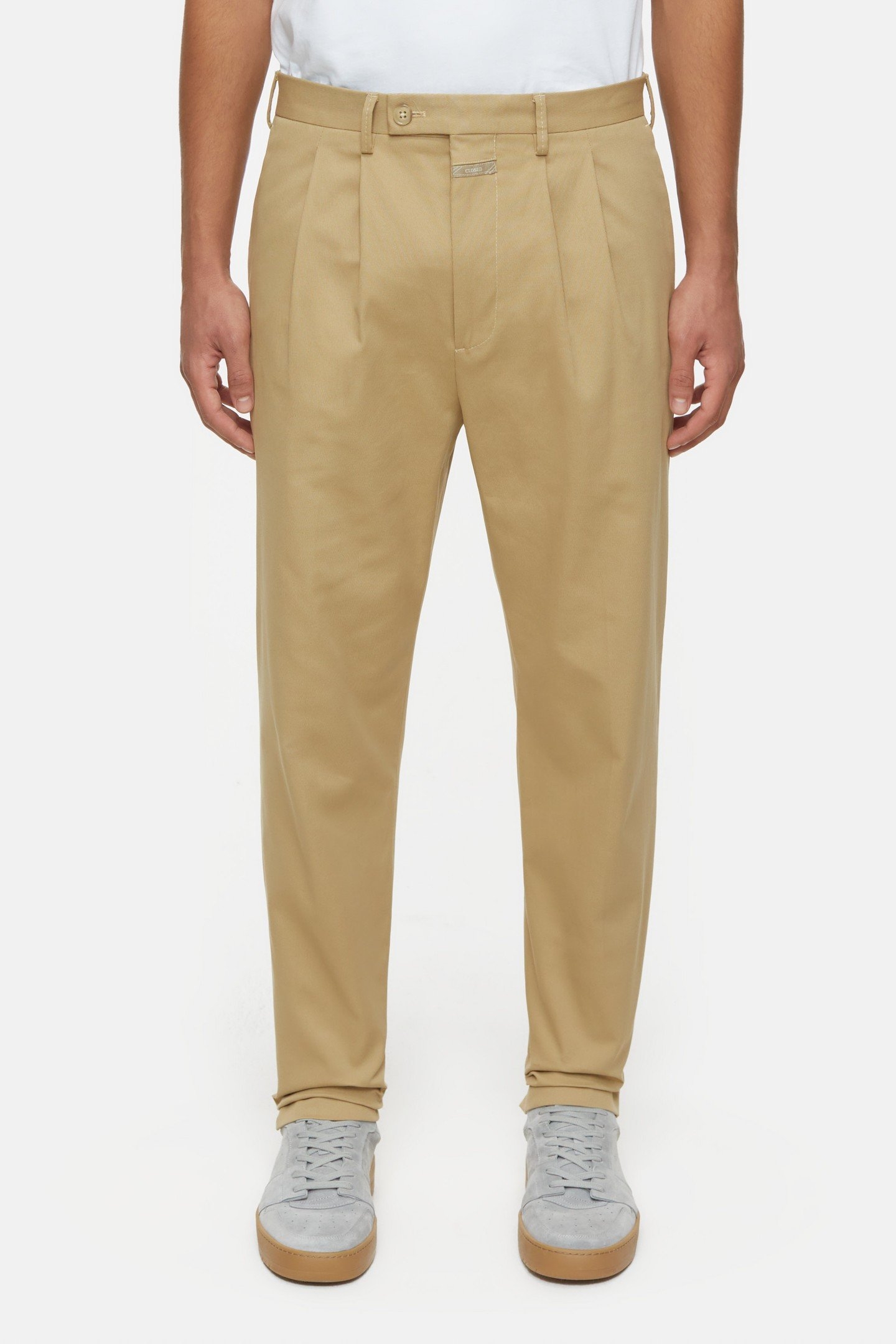 BERGEN TAPERED PANTS TAUPE BEIGE 2