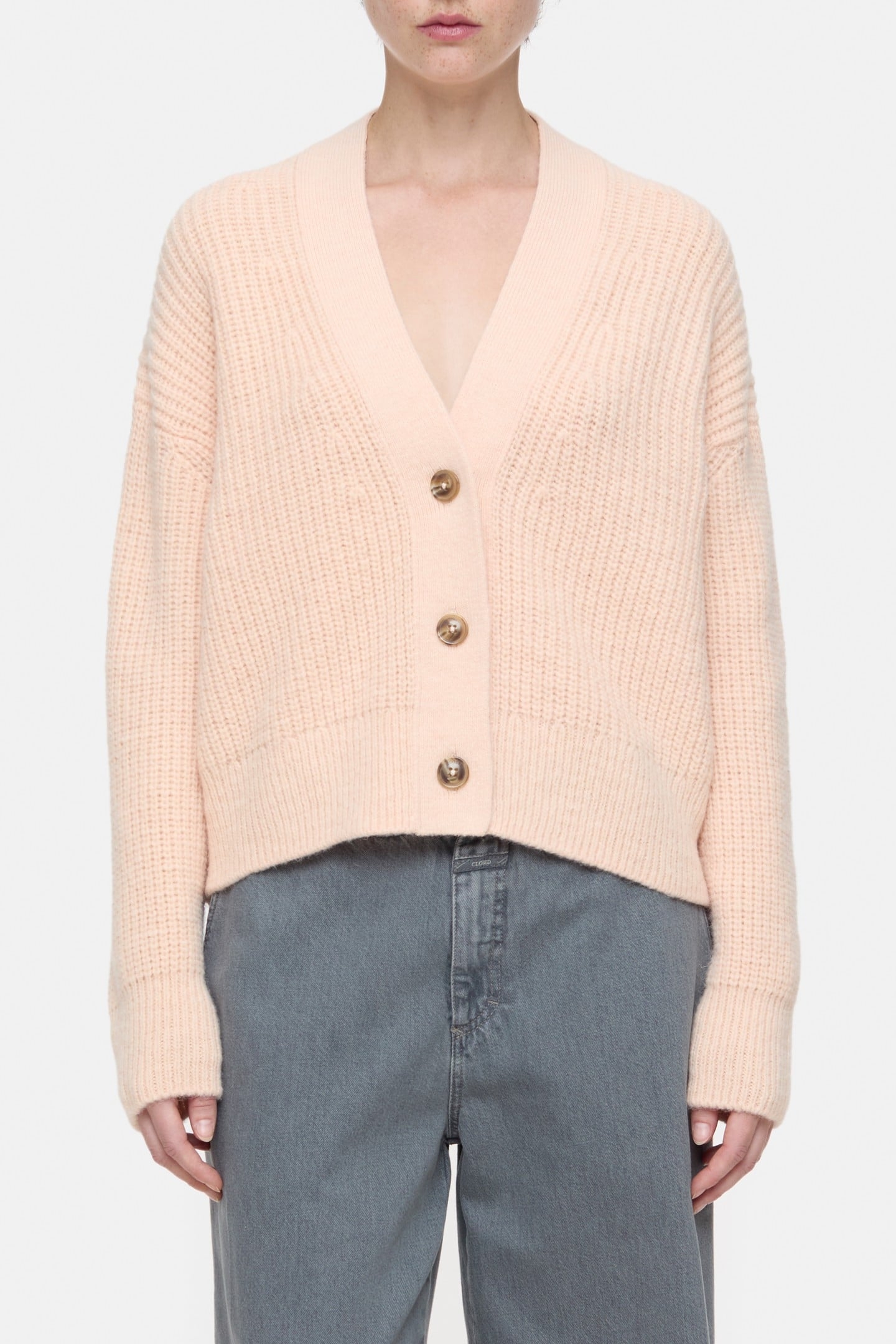 BOXY CARDIGAN KNITS ALBICOCCA 1