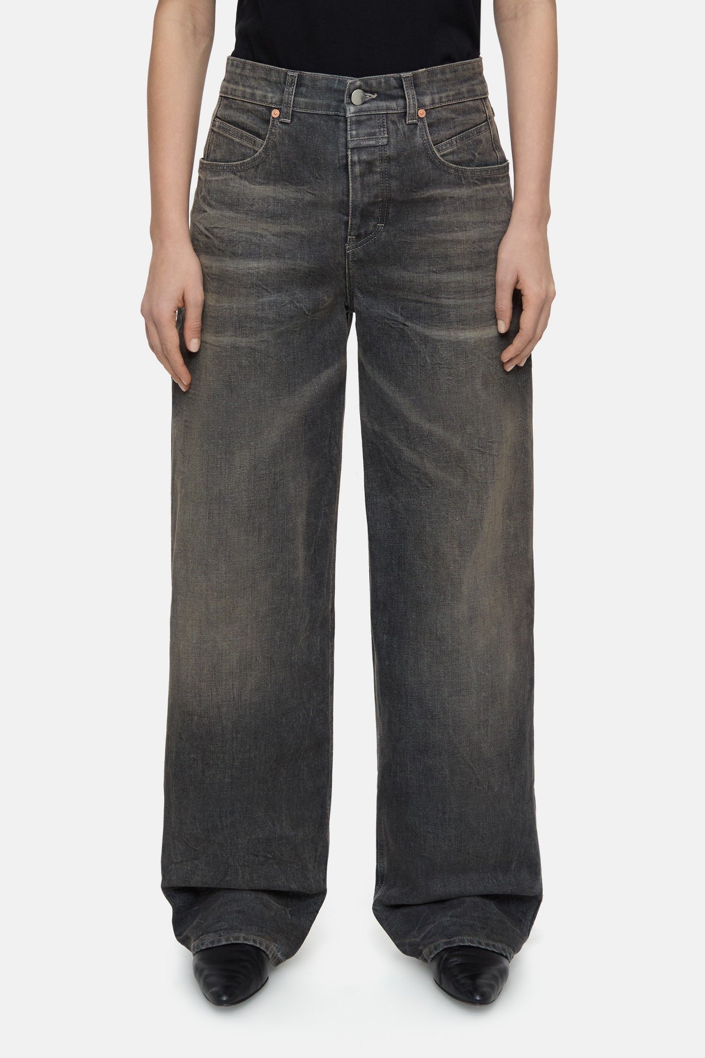NIKKA JEANS DARK GREY 1