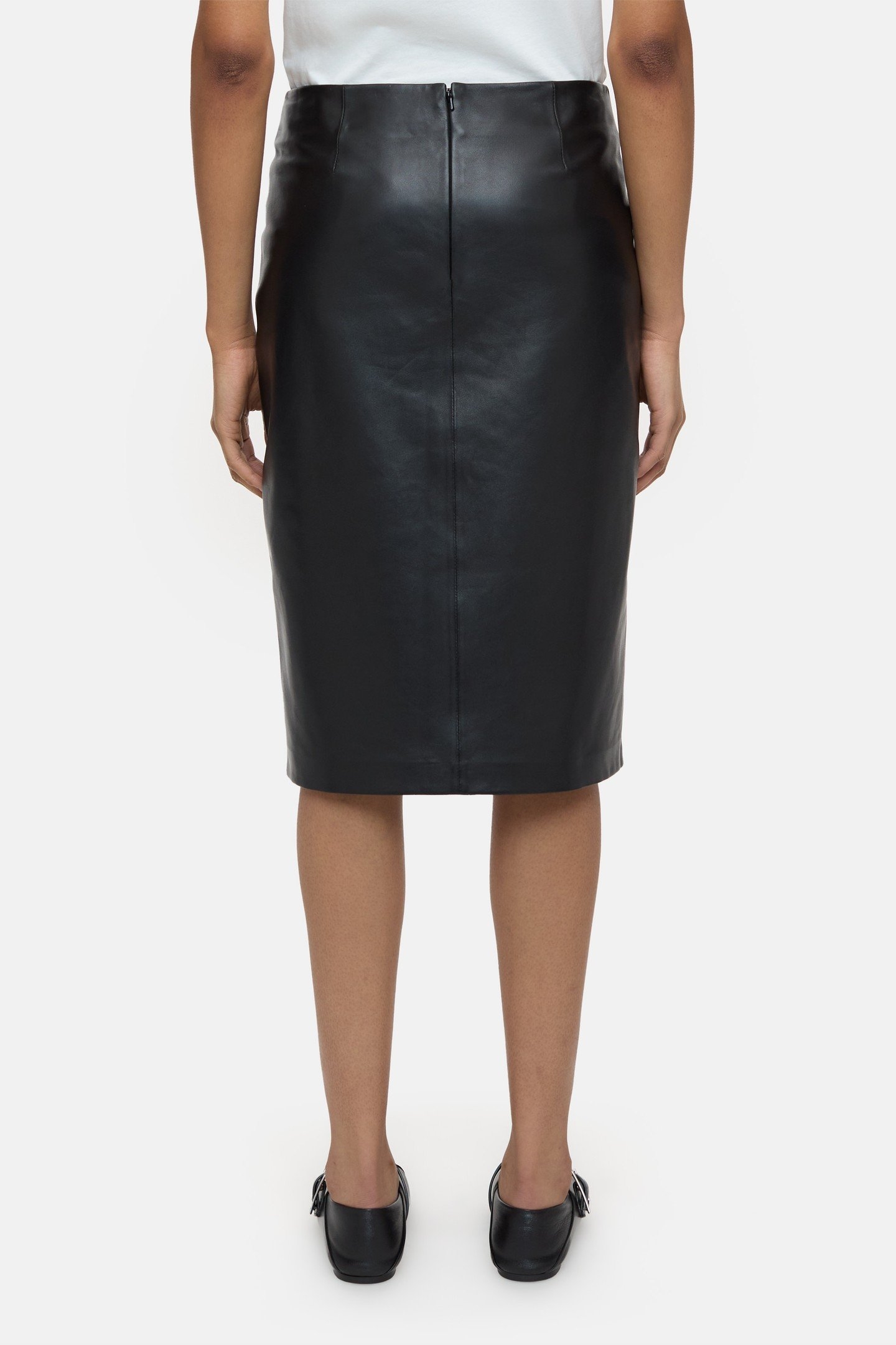 LEATHER SKIRT BLACK 2