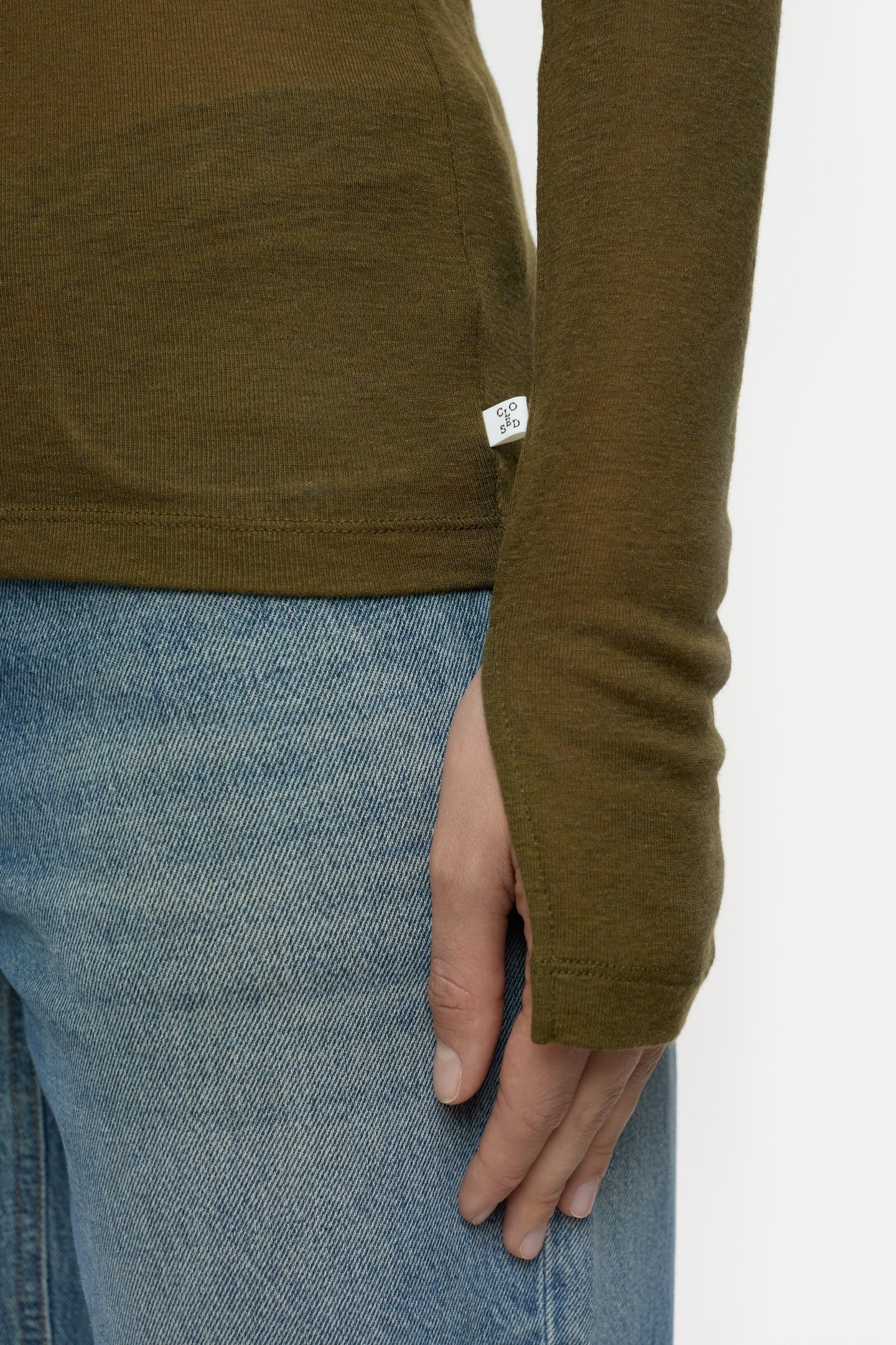 CREW NECK LONGSLEEVE T-SHIRTS VER GREEN 4