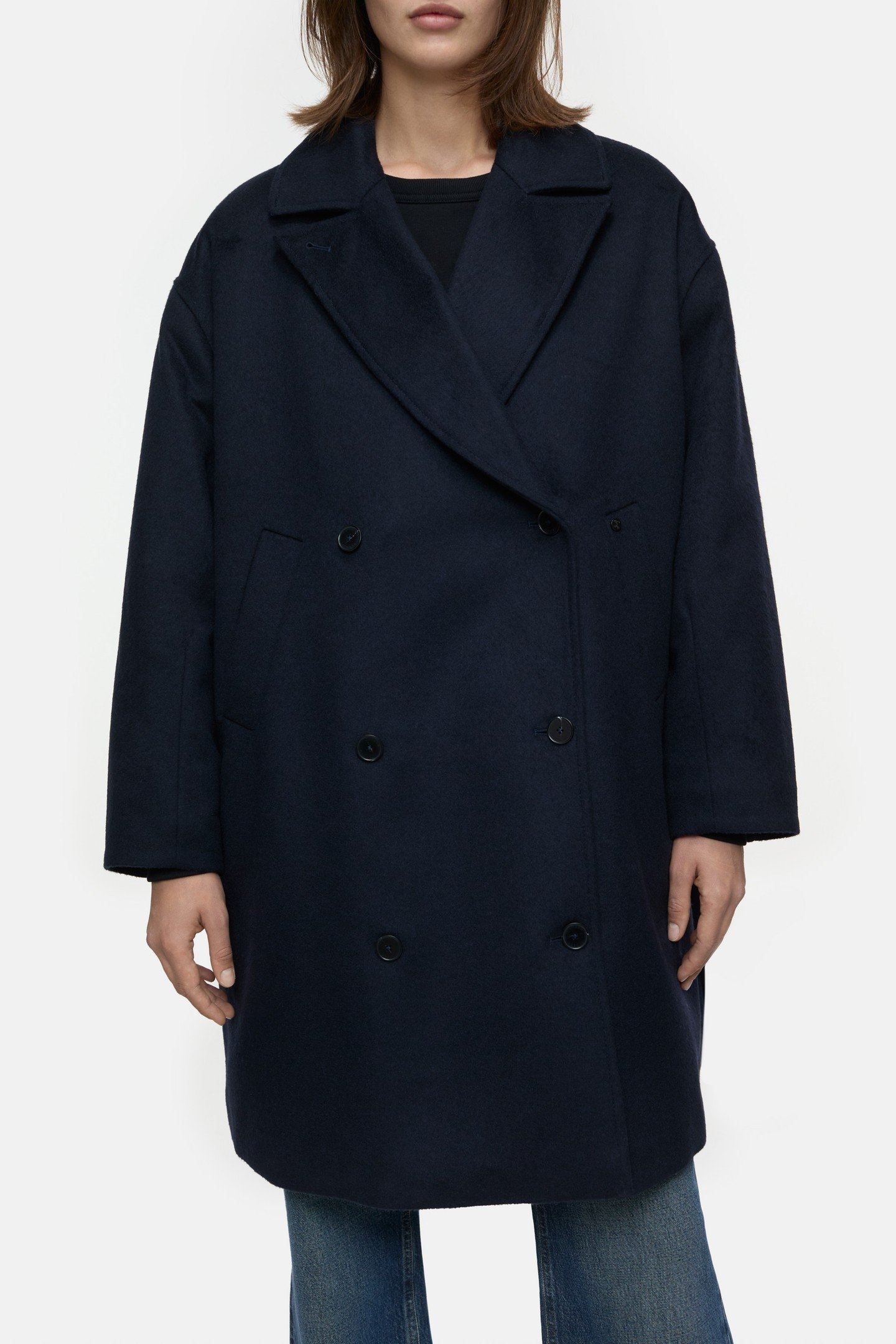WOOL COAT JACKET DARK NIGHT 1