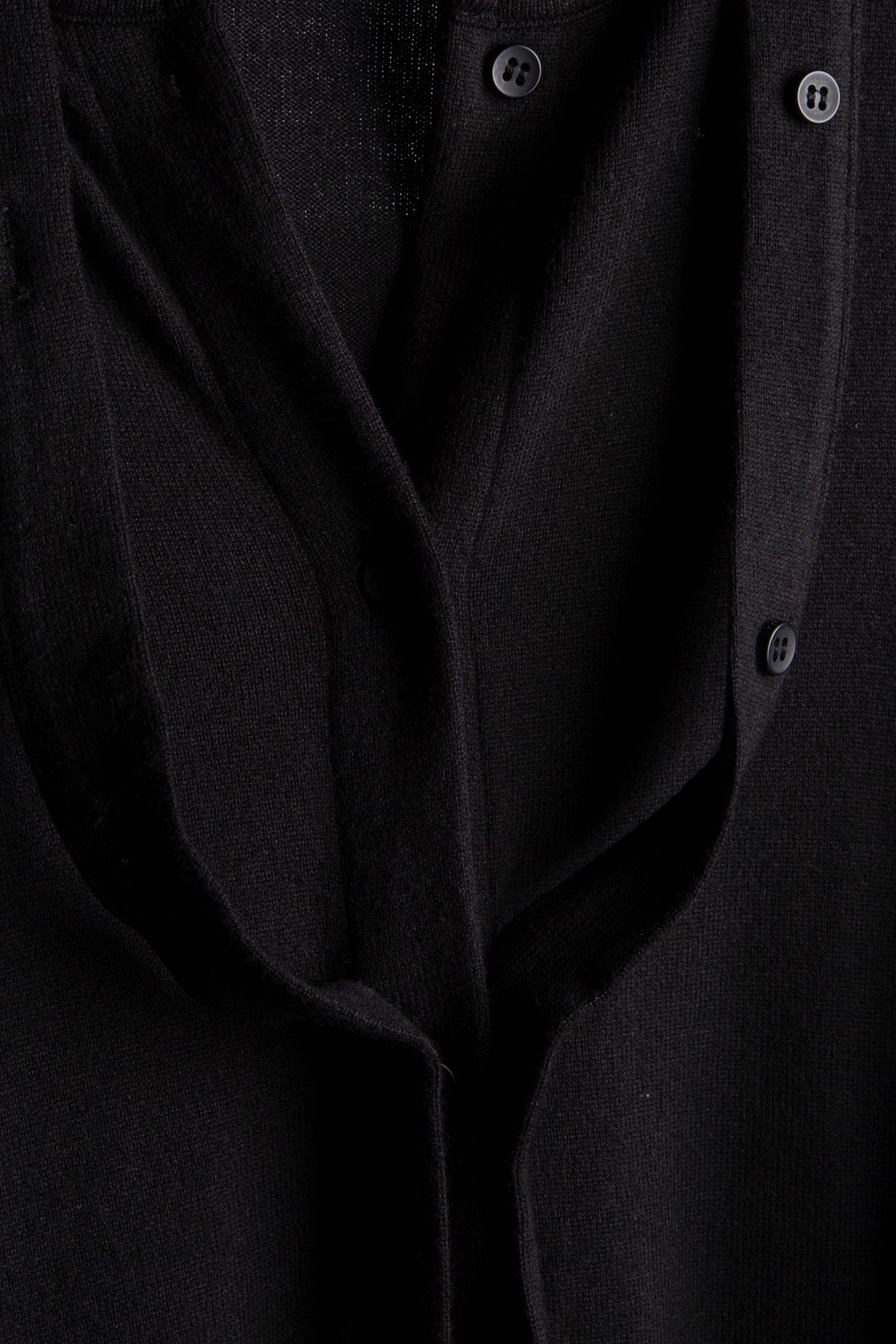 OTTOLINGER – DOUBLE CLOSURE KNIT CARDIGAN BLACK 3