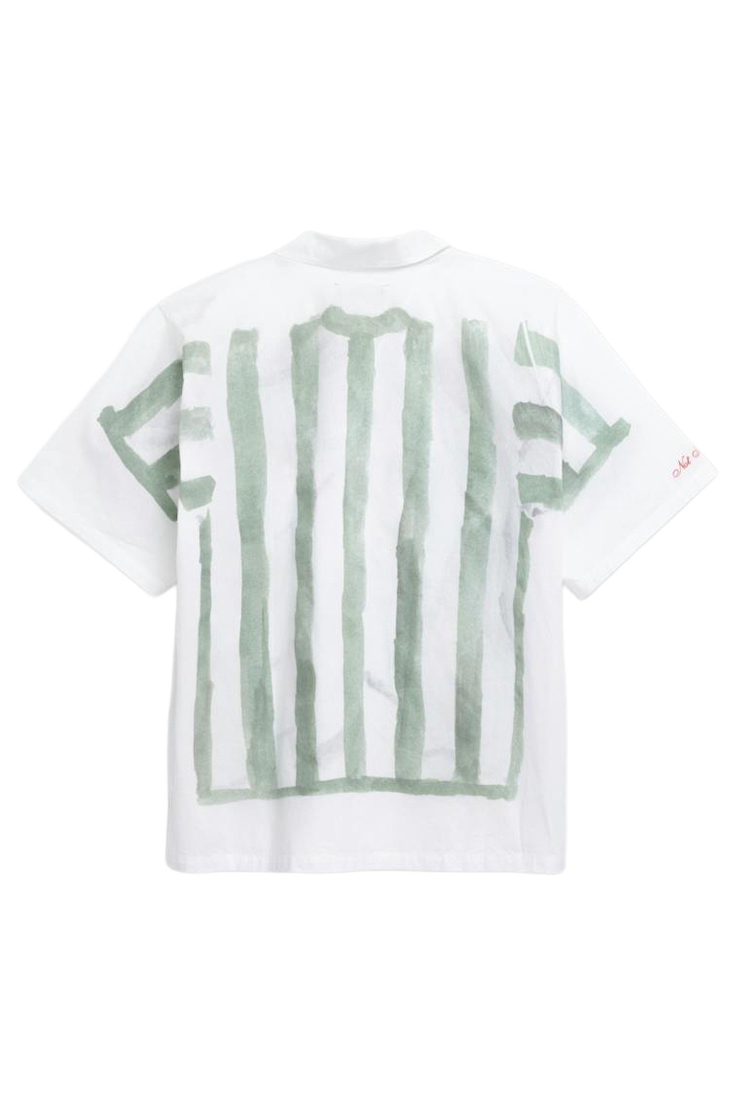 RED STAR X  HIGHSNOBIETY – FOOTBALL KIT SHIRT WHITE/GREEN 3