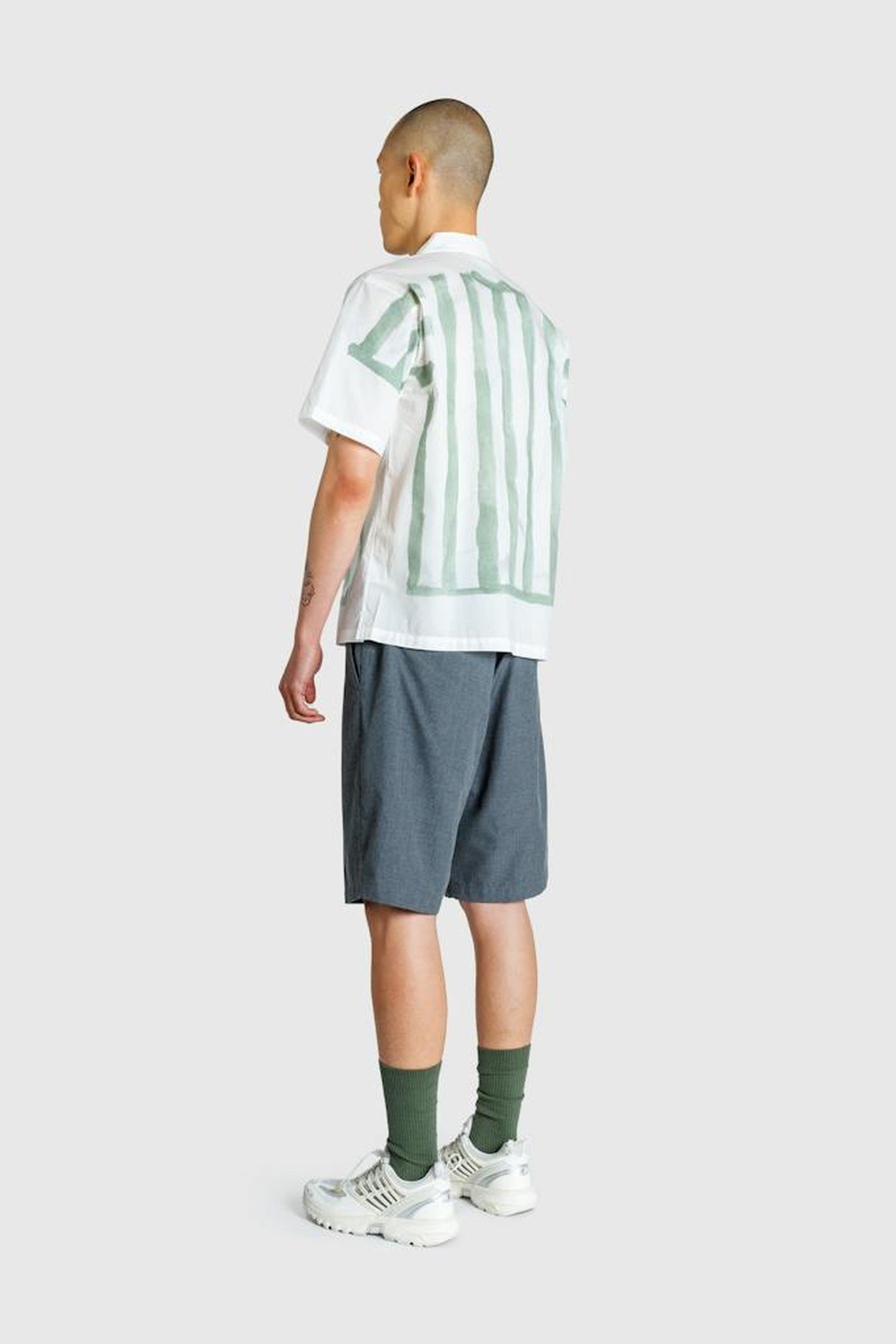 RED STAR X  HIGHSNOBIETY – FOOTBALL KIT SHIRT WHITE/GREEN 5