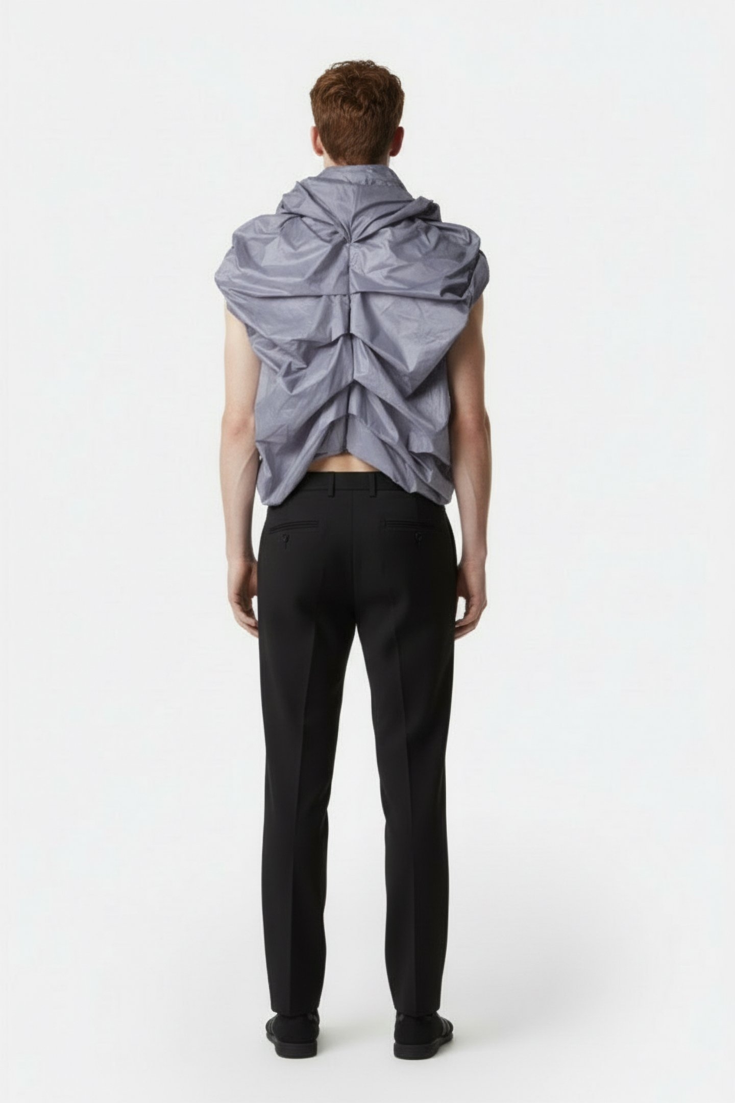 ETRE – NYLON SHIRT LIGHT BLUE/GREY 2