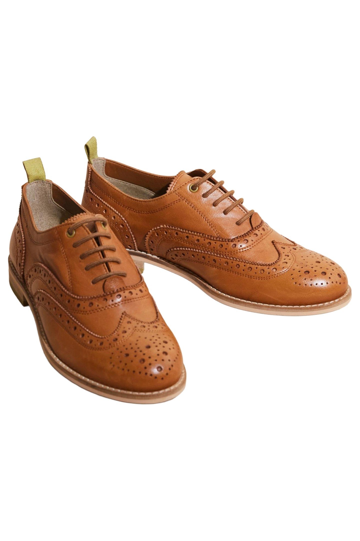 THISTLE LACE UP BROGUE MID TAN 2
