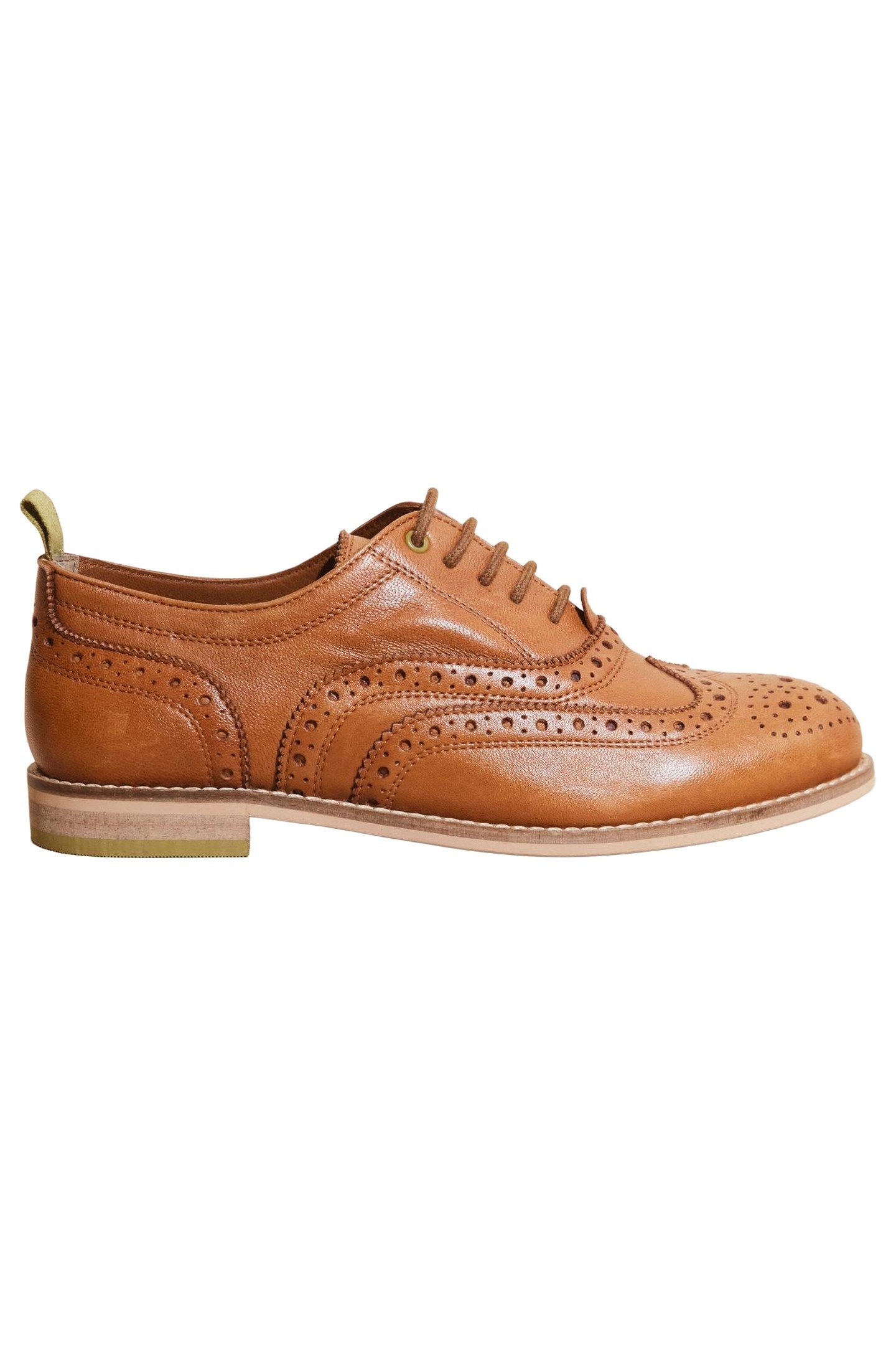 THISTLE LACE UP BROGUE MID TAN 5