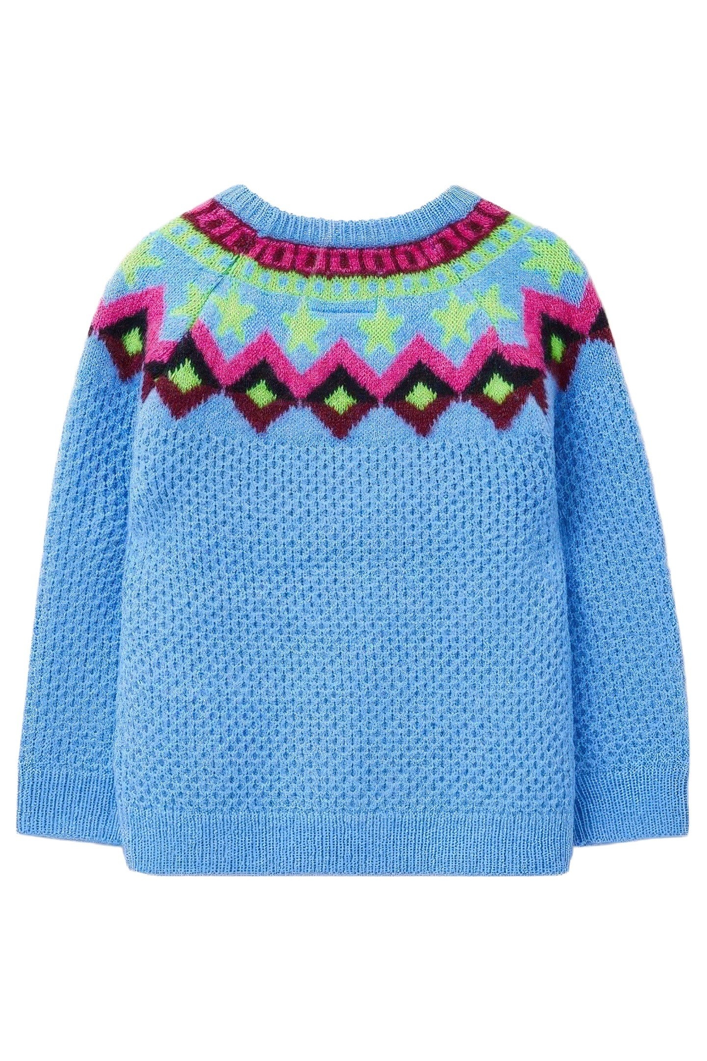 FAIRISLE JUMPER BLUE MULTI 1