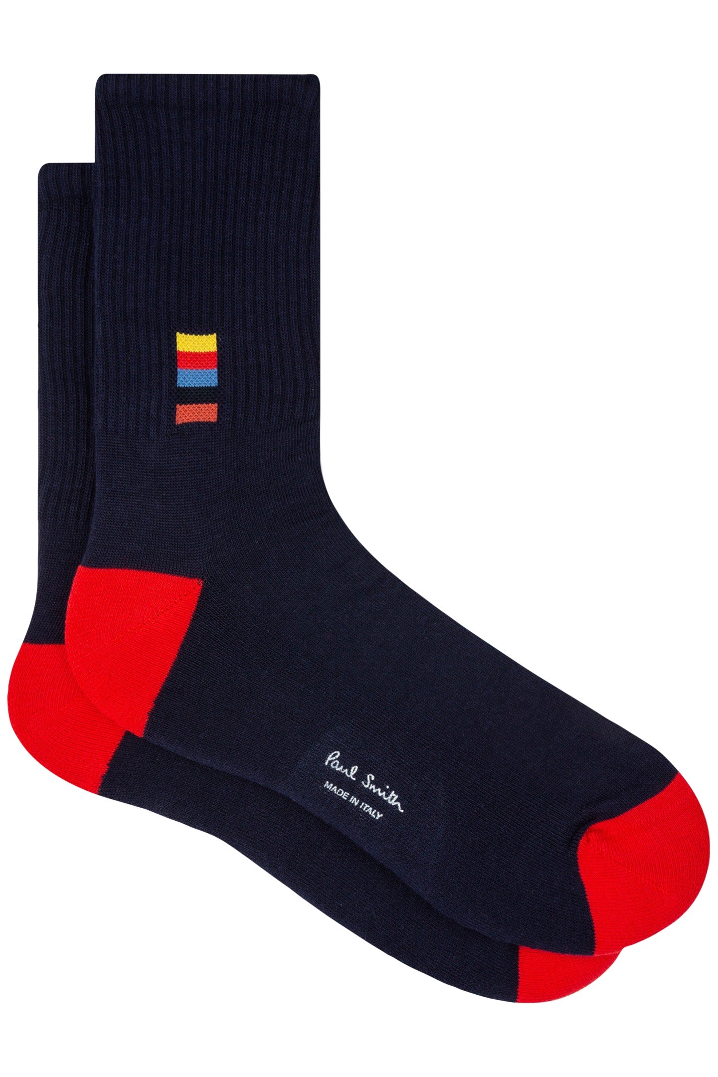 SOCK BRIGHT DETAIL NAVY 2